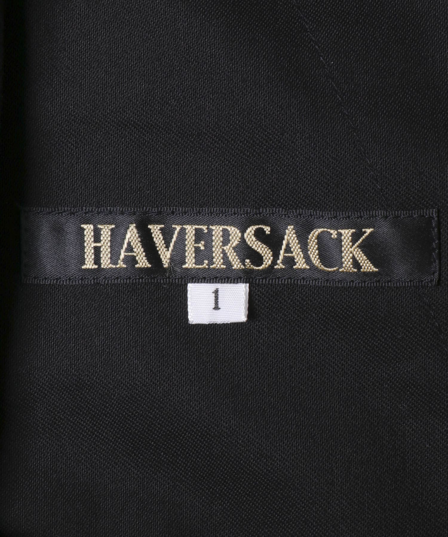 HAVERSACK　ポプリンワッシャーワイドイージーパンツ Black 1