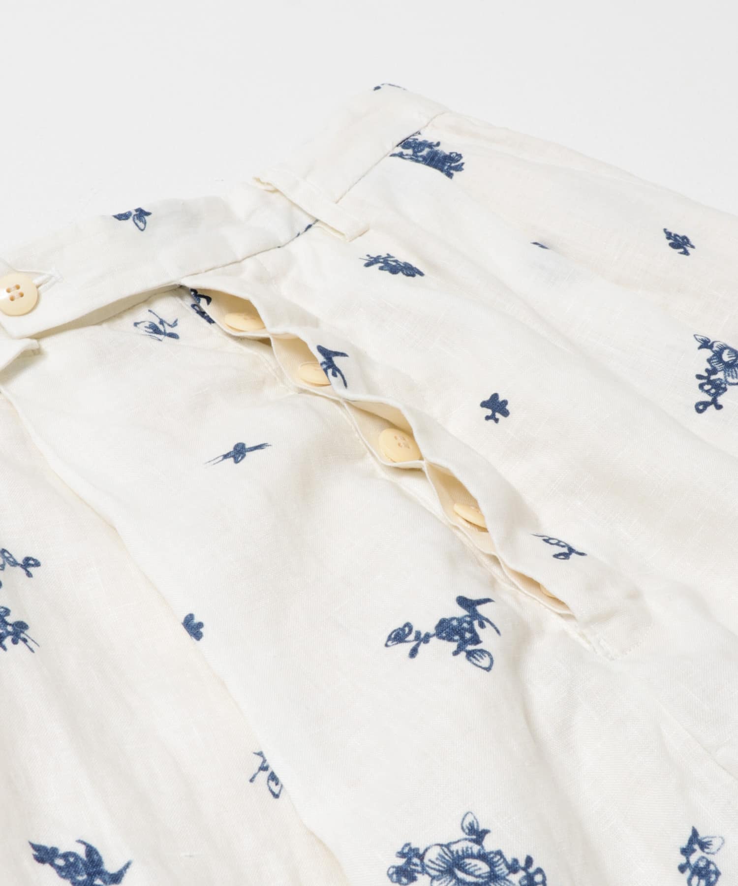 quitan　WIDE CRICKET TROUSERS INDIGO 0