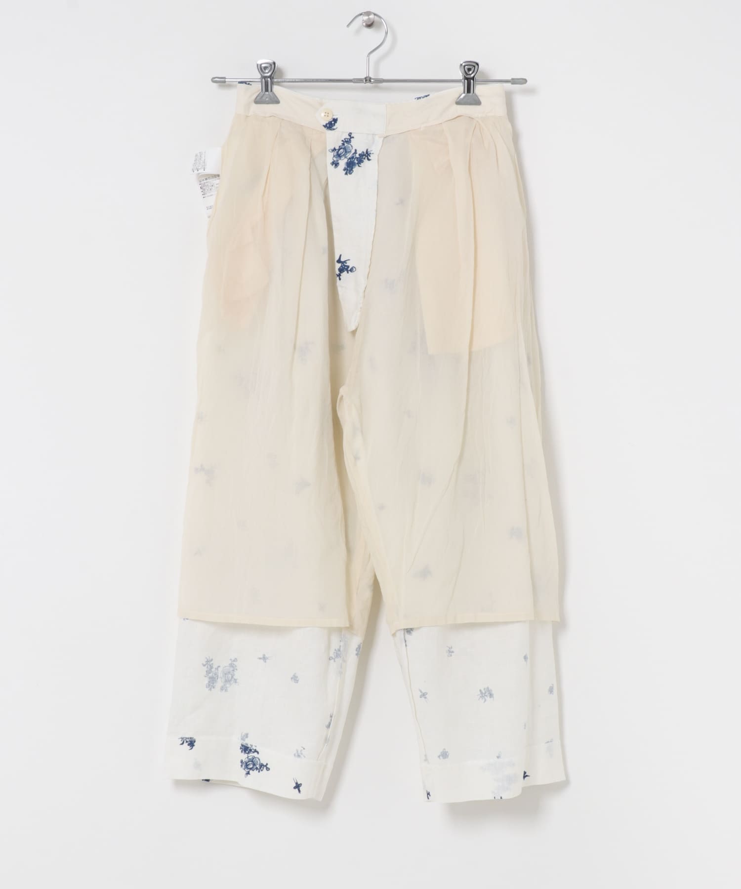 quitan　WIDE CRICKET TROUSERS INDIGO 0
