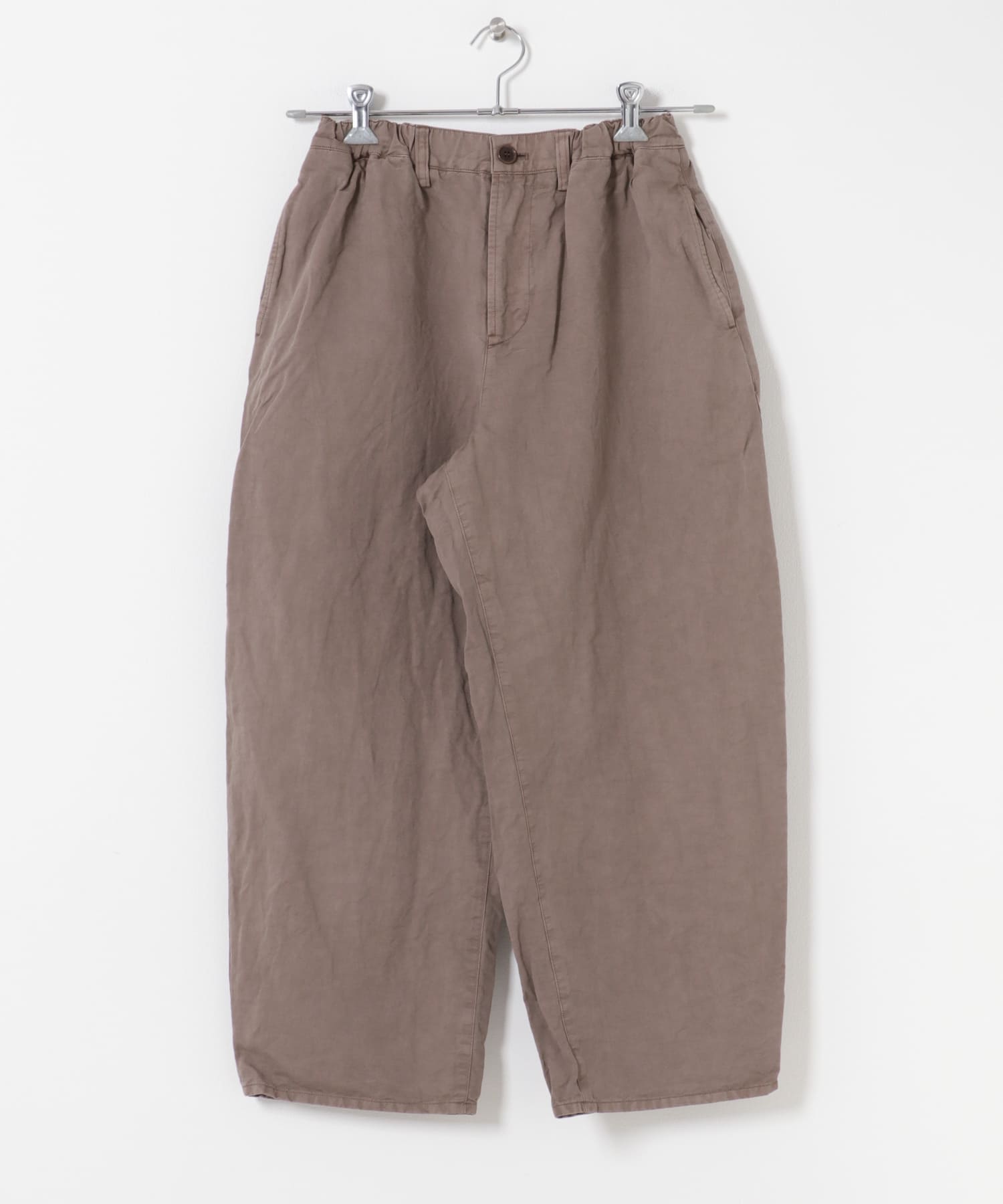 Vlas Blomme　ワイドダーツパンツ G BROWN Free