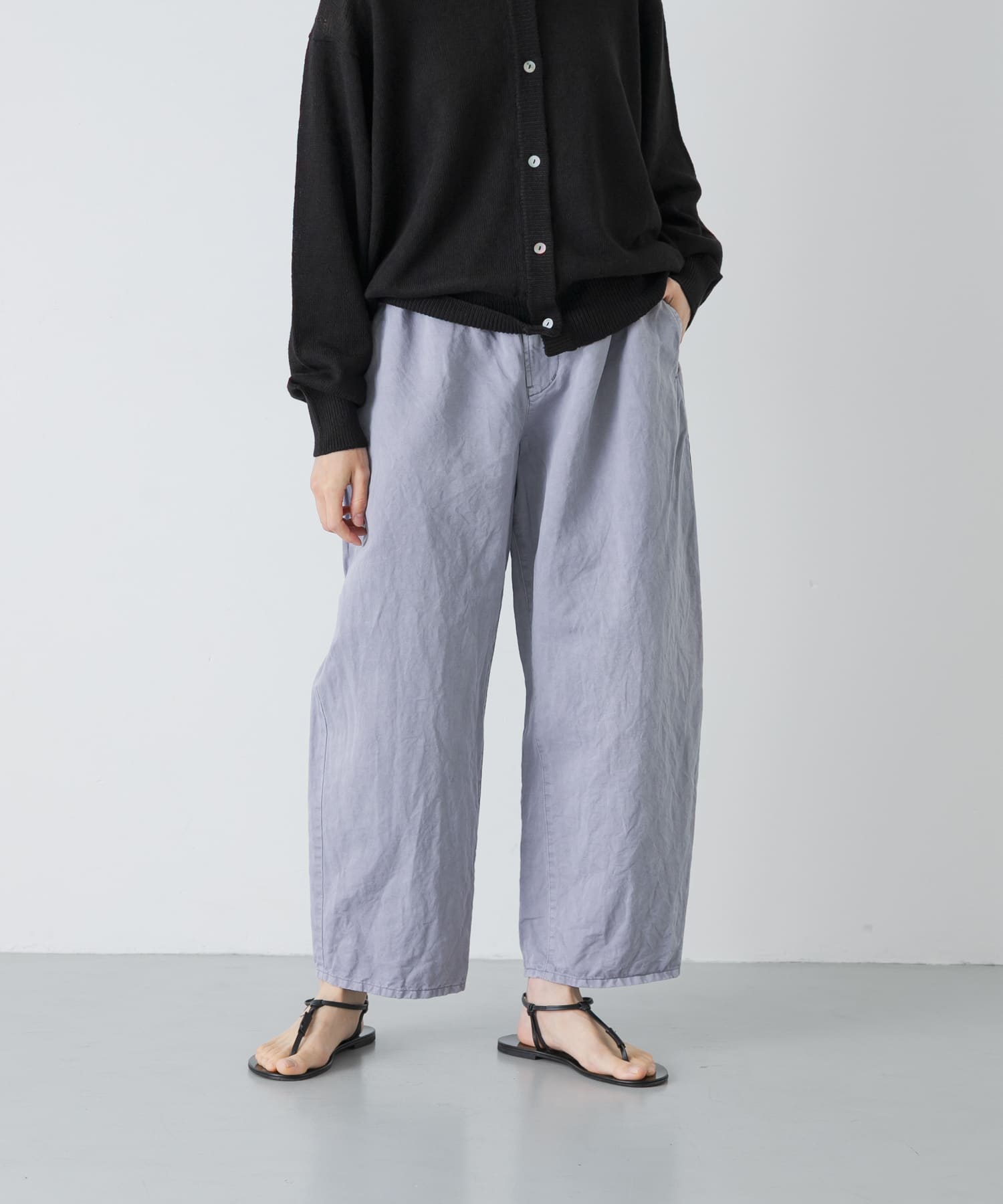 Vlas Blomme　ワイドダーツパンツ