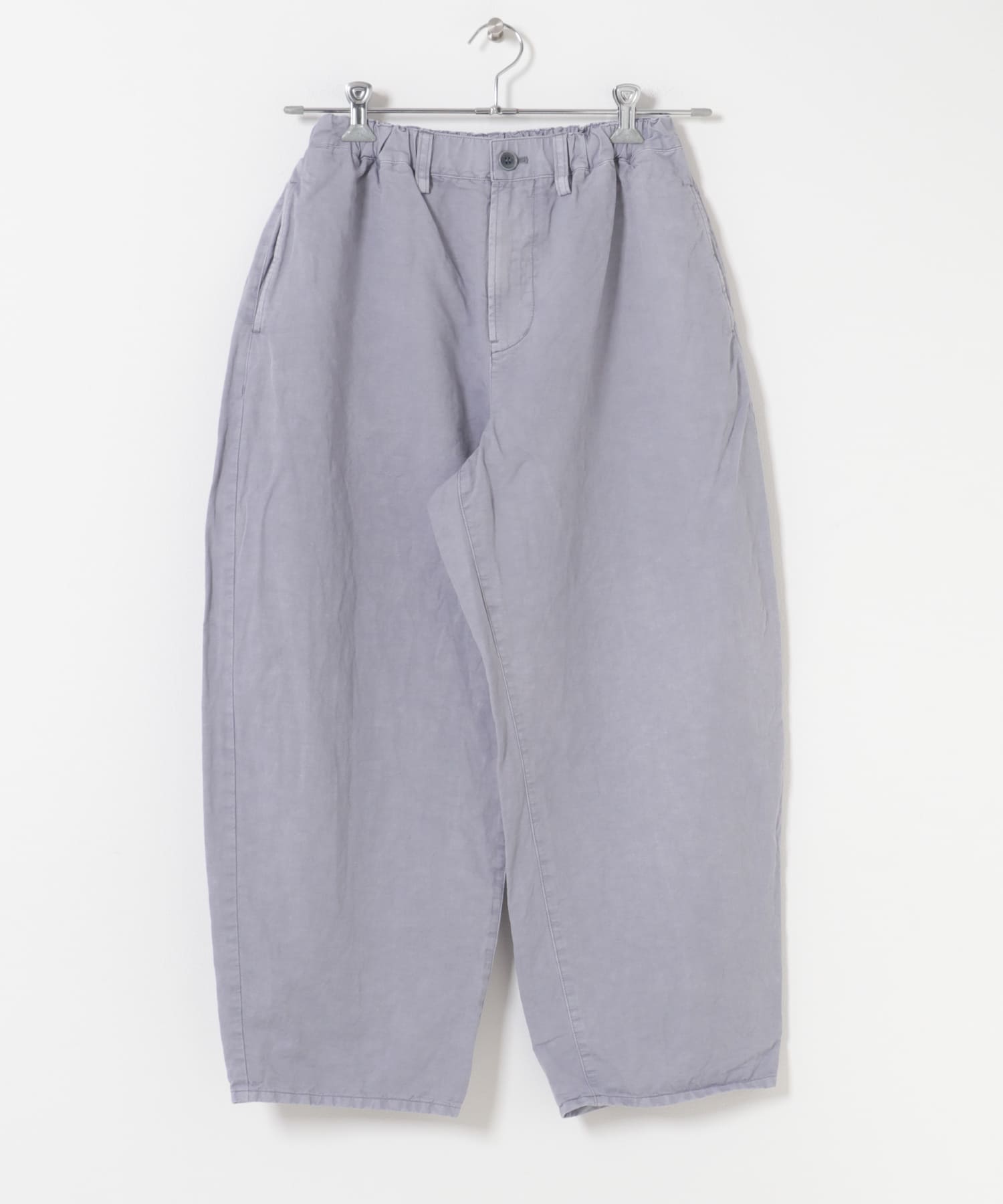 Vlas Blomme　ワイドダーツパンツ BLUE GRAY Free