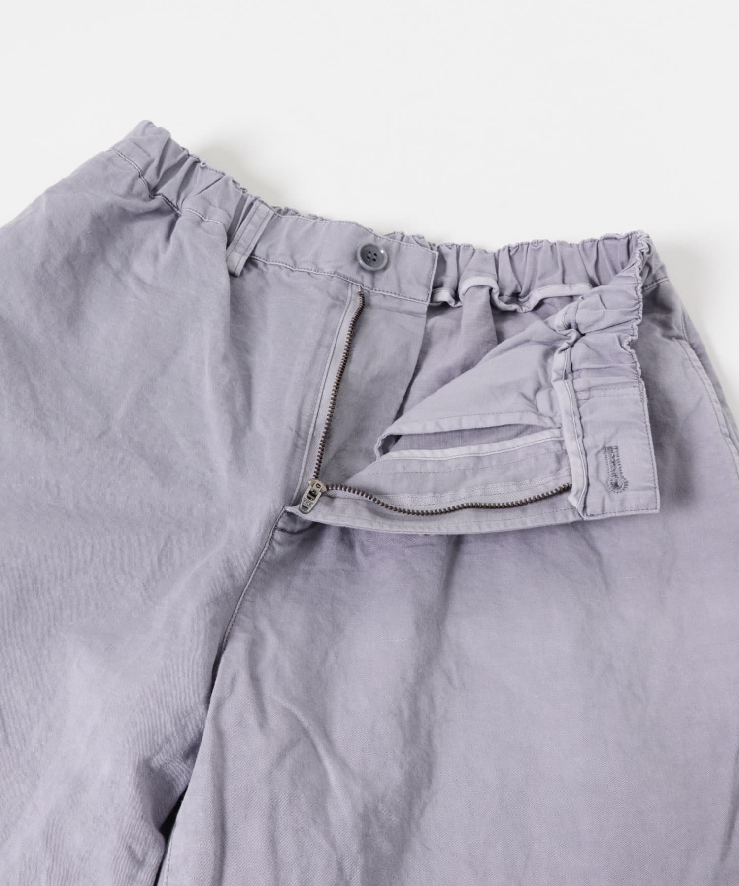 Vlas Blomme　ワイドダーツパンツ BLUE GRAY Free