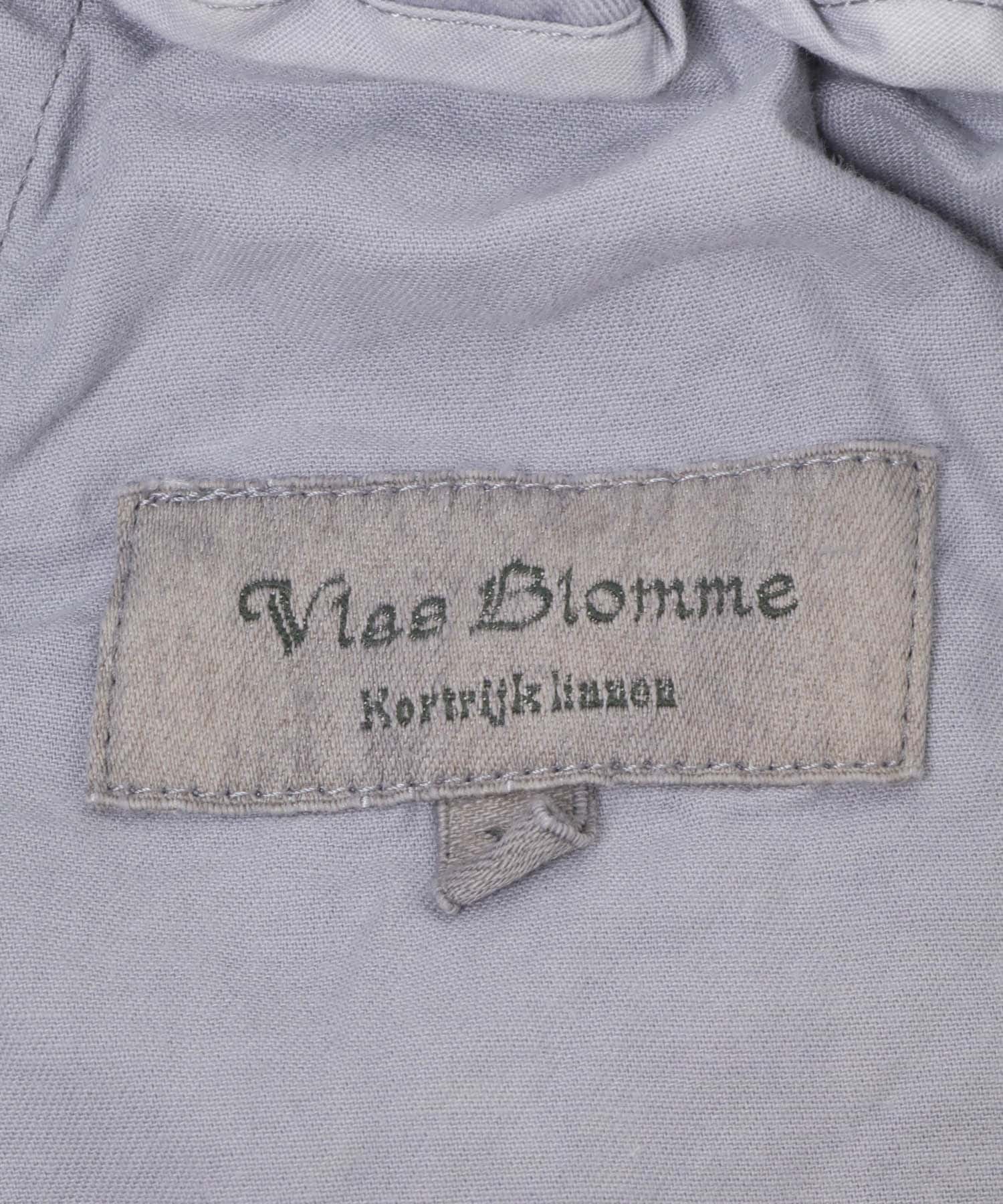 Vlas Blomme　ワイドダーツパンツ BLUE GRAY Free
