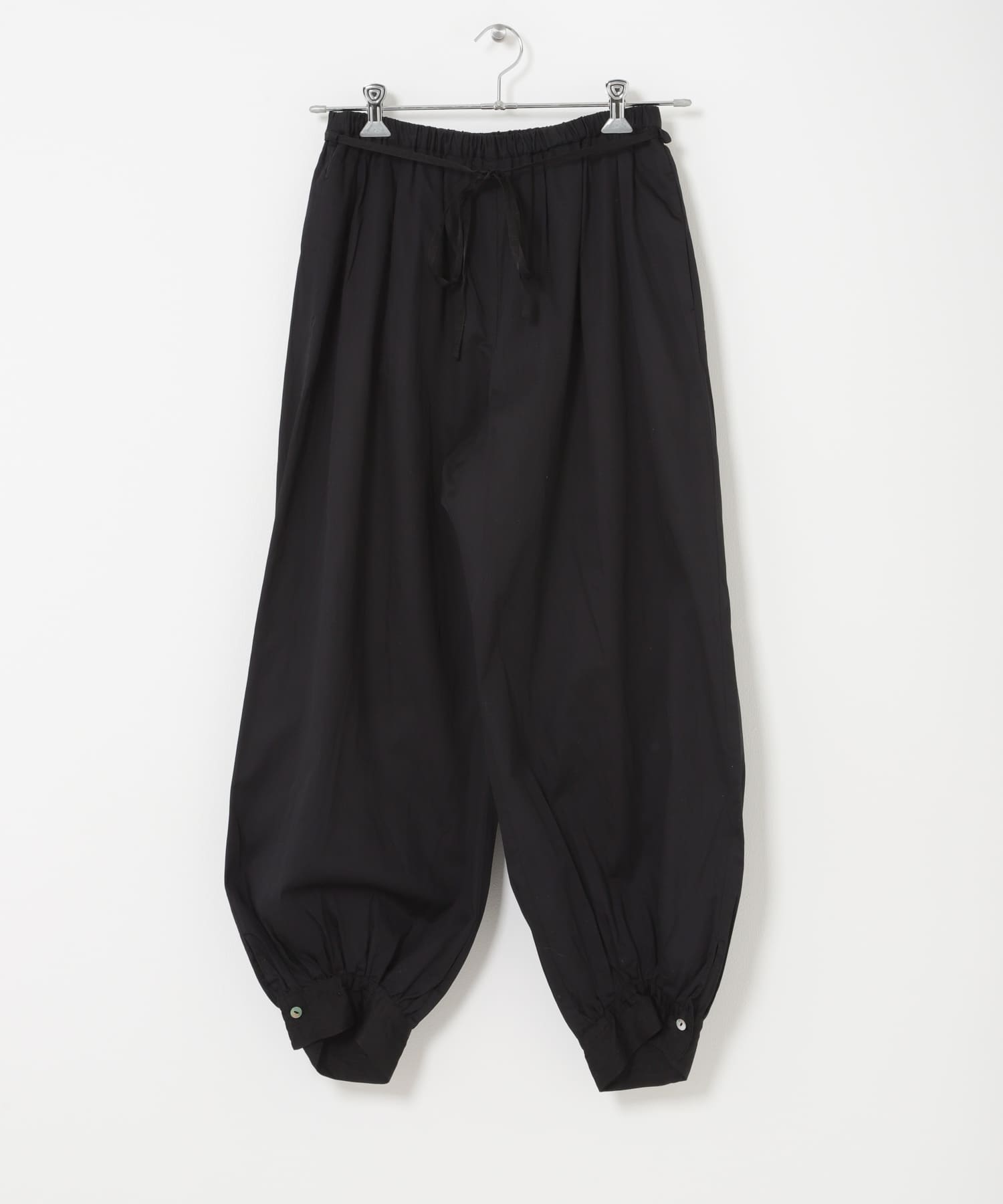 enrica　CO SATIN PANTS BLACK 38