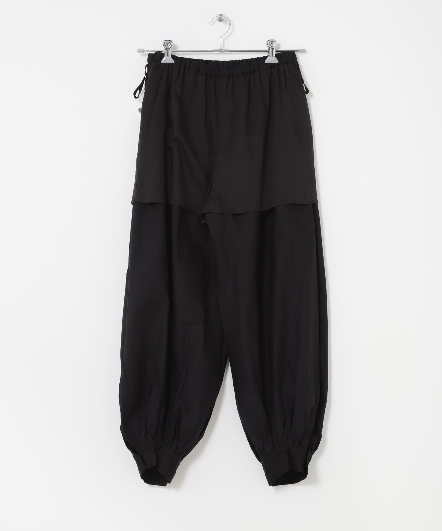 enrica　CO SATIN PANTS BLACK 38
