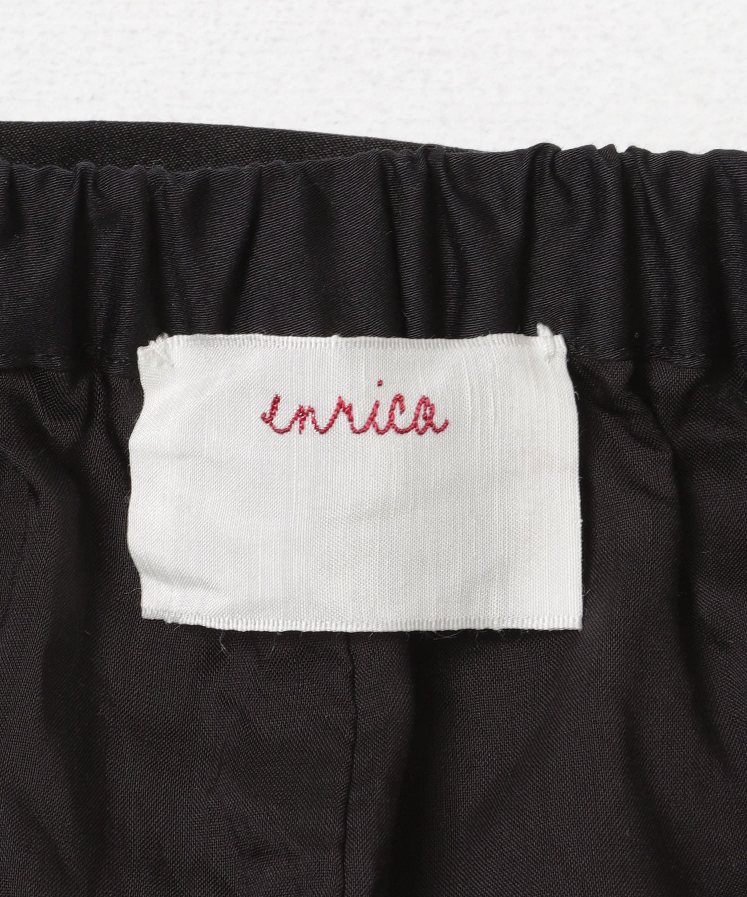 enrica　CO SATIN PANTS BLACK 38