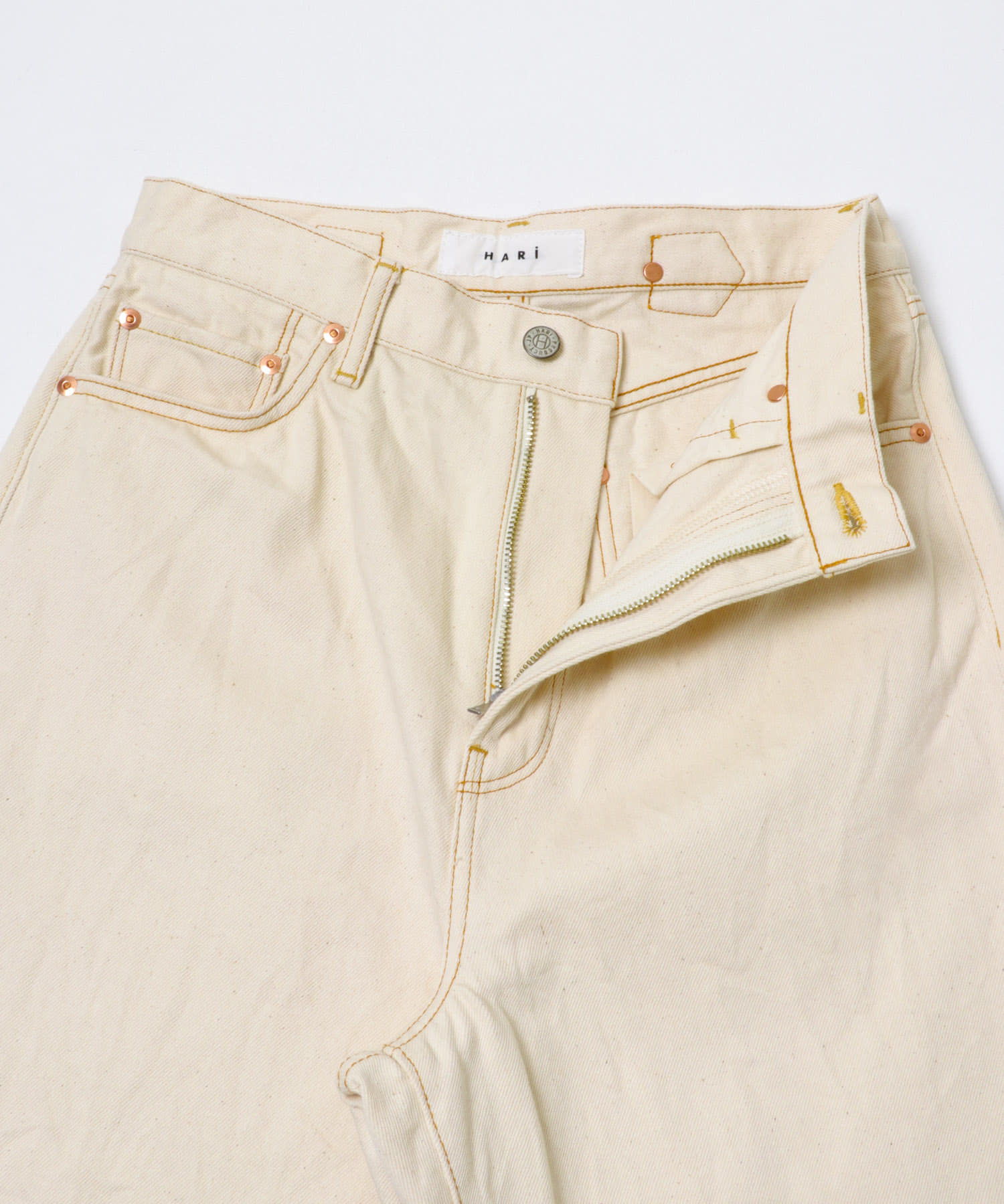 HARi　WIDE STRAIGHT WHITE 2