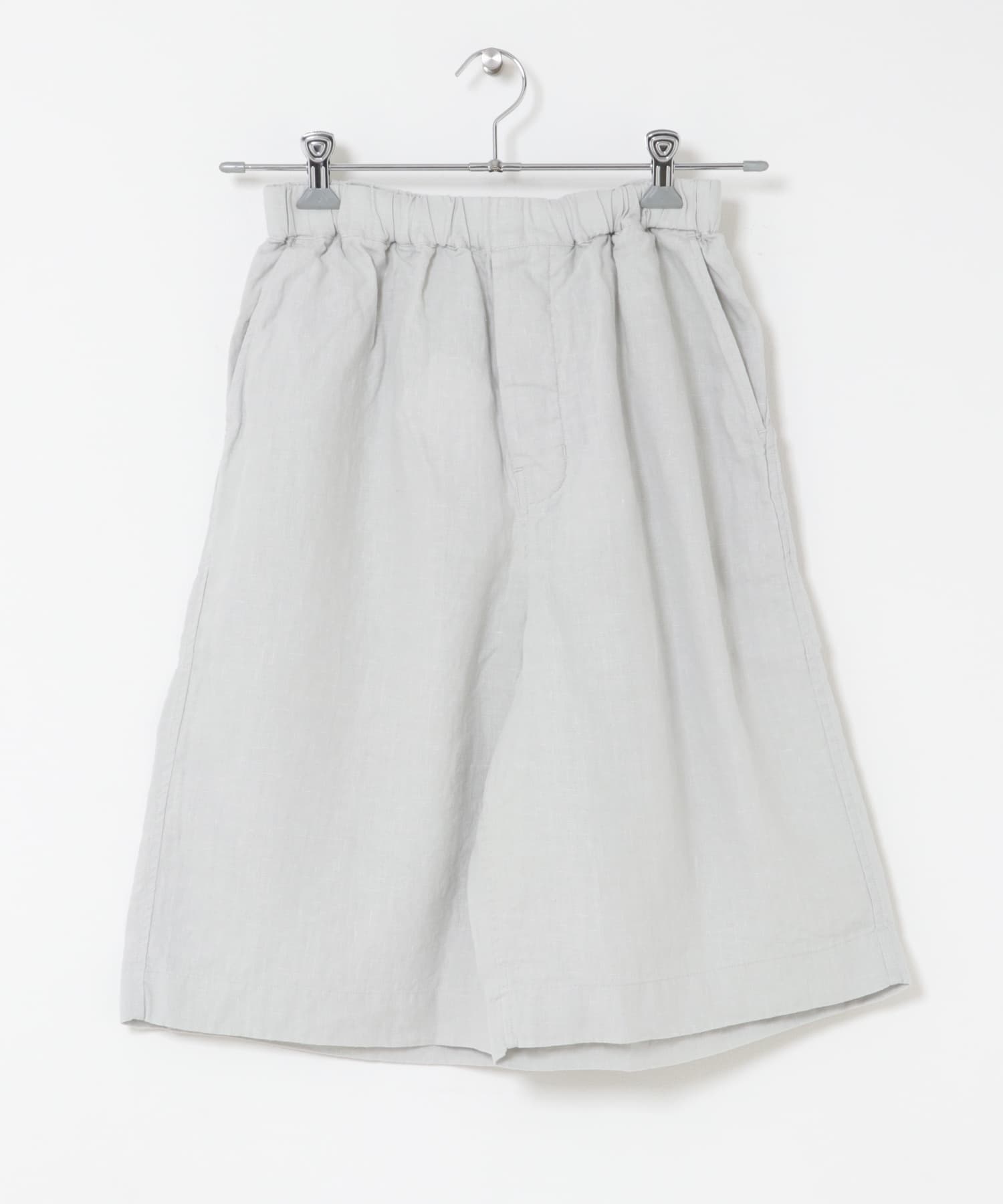Charpentier de vaisseu　LINEN WIDE SHORTS L.GRY Free
