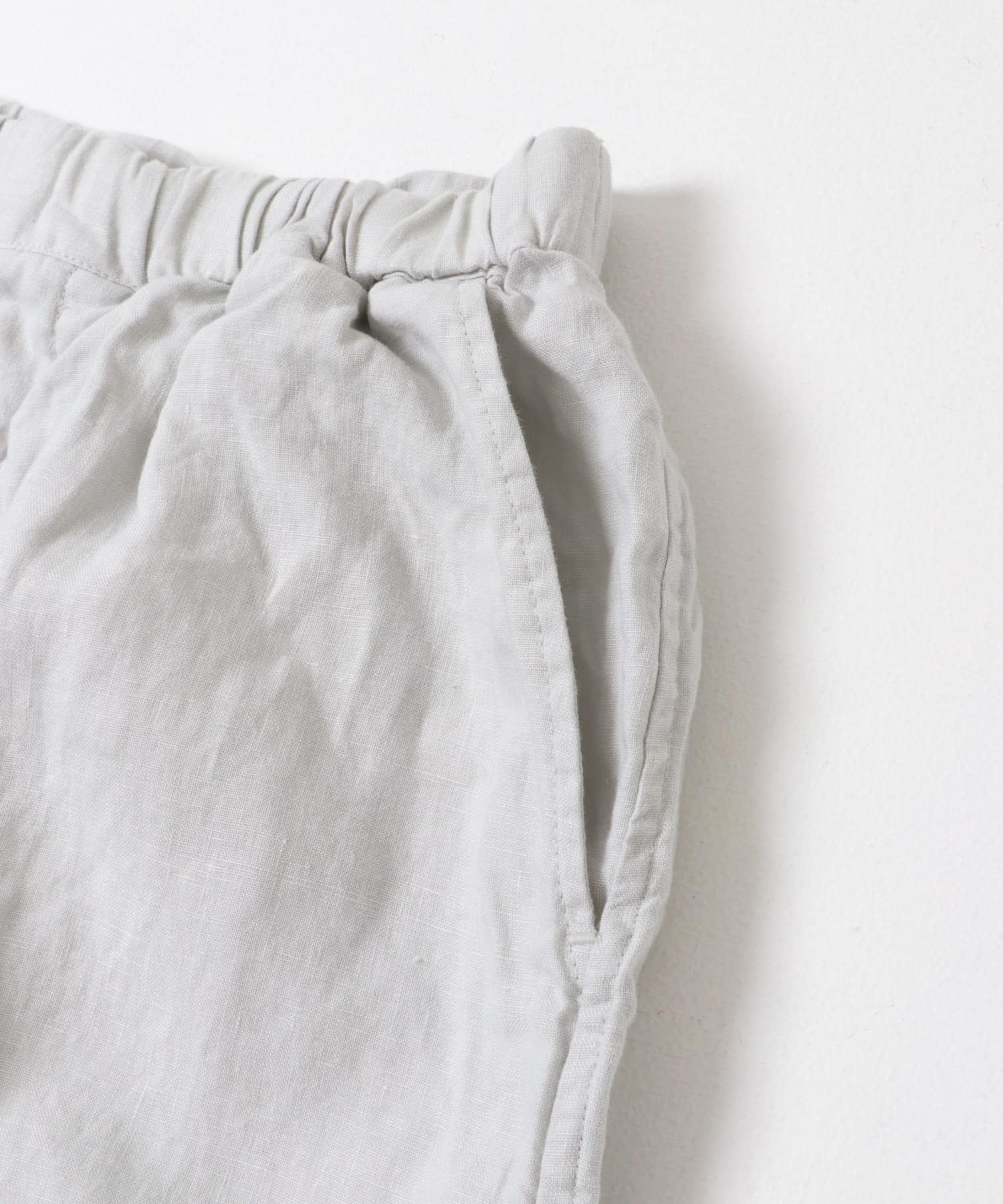 Charpentier de vaisseu　LINEN WIDE SHORTS L.GRY Free