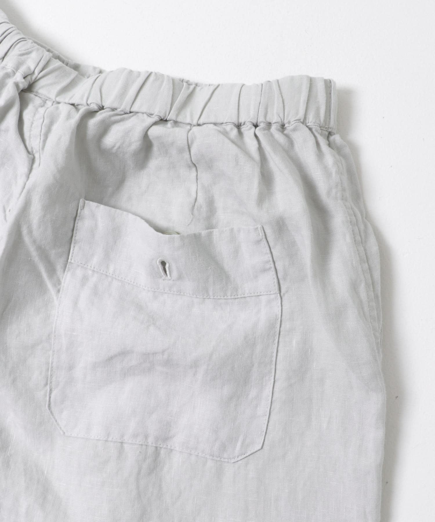 Charpentier de vaisseu　LINEN WIDE SHORTS L.GRY Free