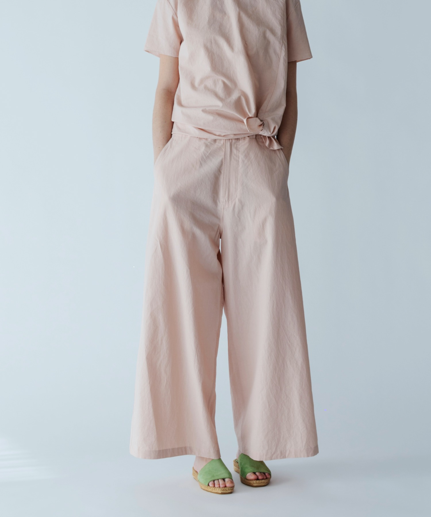 MEYAME　SIDE LINE WIDE PANTS