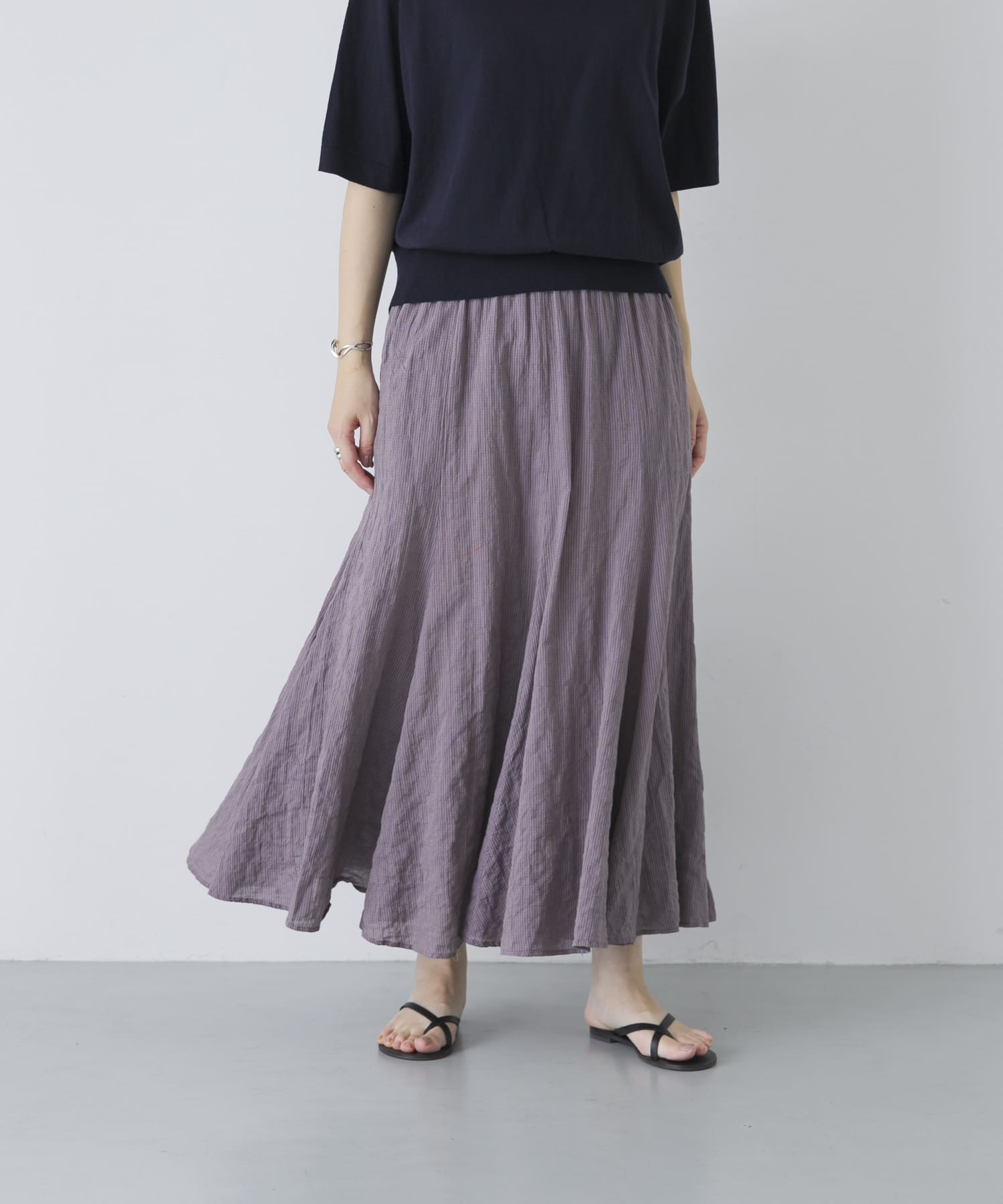 MEYAME PLEATED FLARE SKIRT(Free BLUE): スカート｜URBAN RESEARCH
