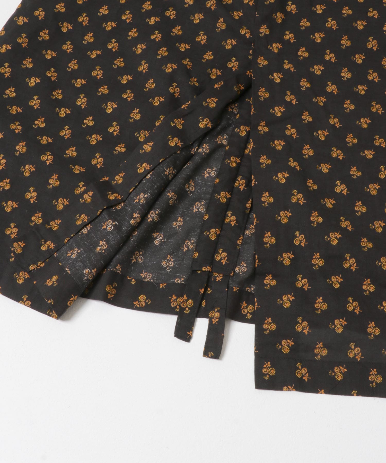 MEYAME　PRINT SUMMER DRESS BLACK Free