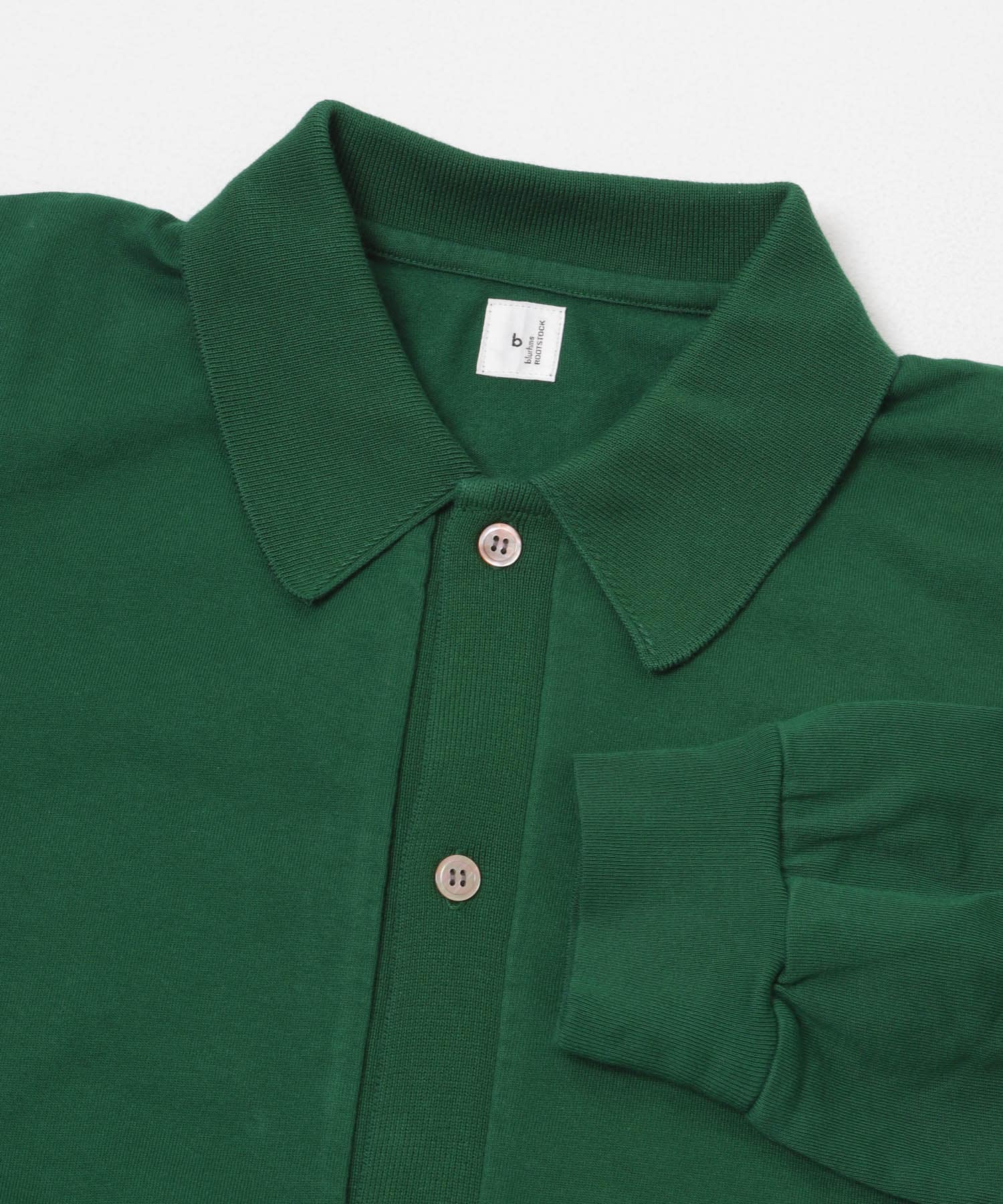 blurhmsROOTSTOCK　CLASSIC COLLARED CARDIGAN DARKGREEN 0