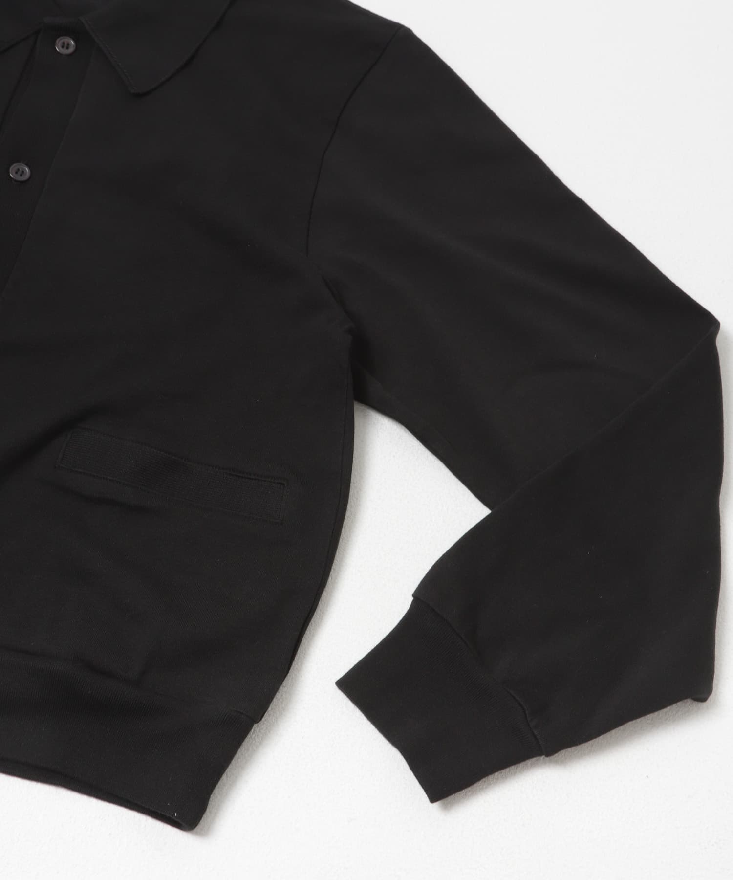 blurhmsROOTSTOCK　CLASSIC COLLARED CARDIGAN BLACK 0