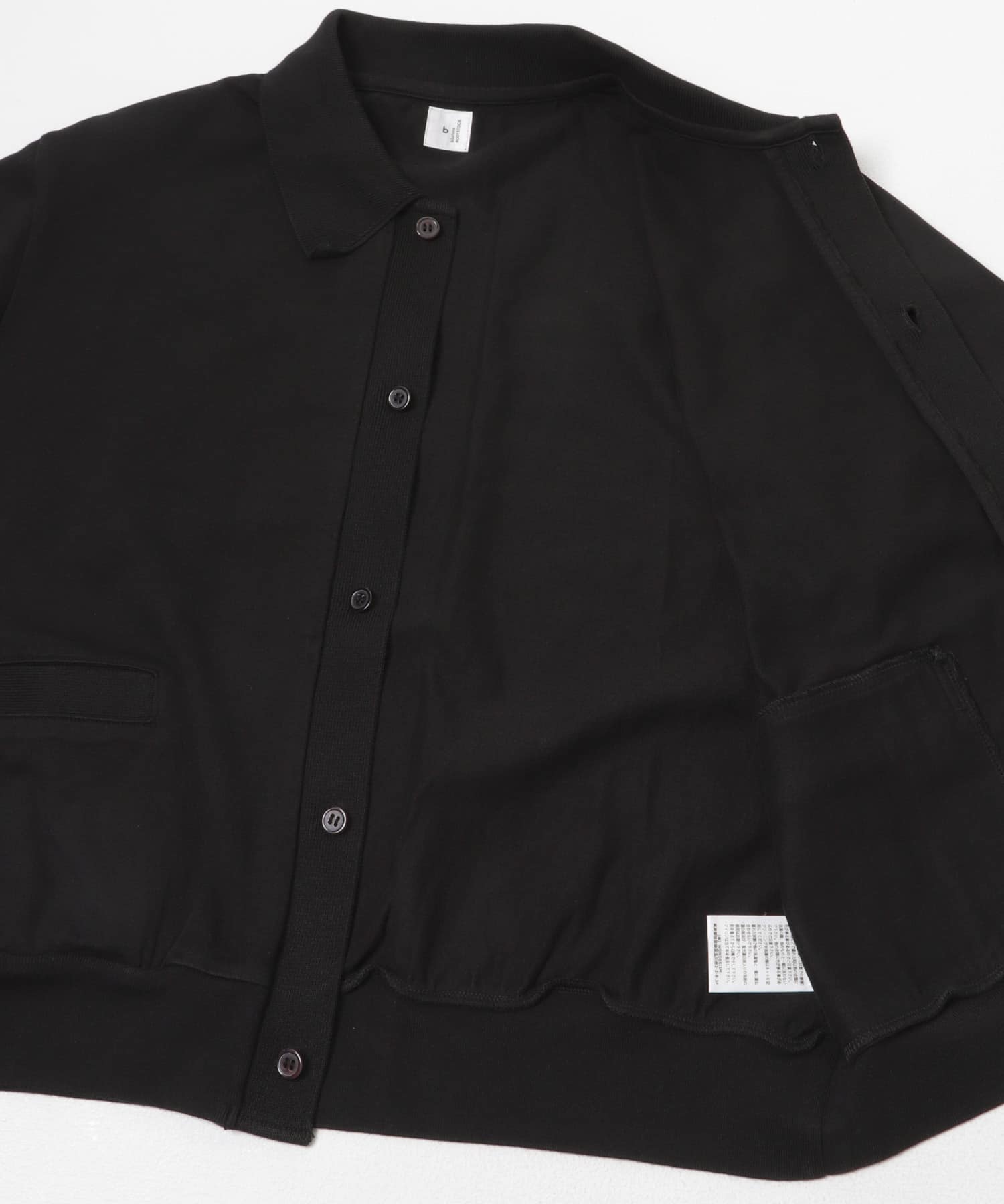 blurhmsROOTSTOCK　CLASSIC COLLARED CARDIGAN BLACK 0
