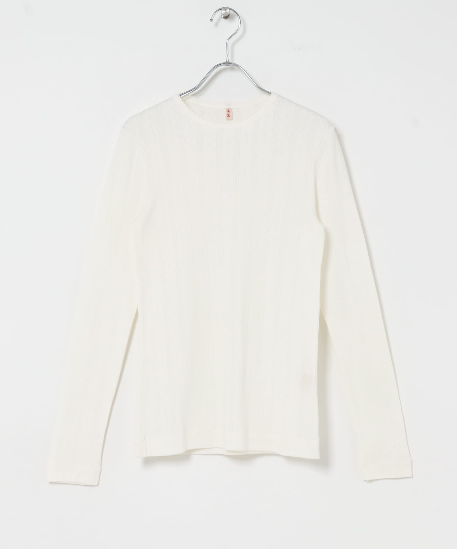 NOHRA　EYELET LONG SLEEVE TOP
