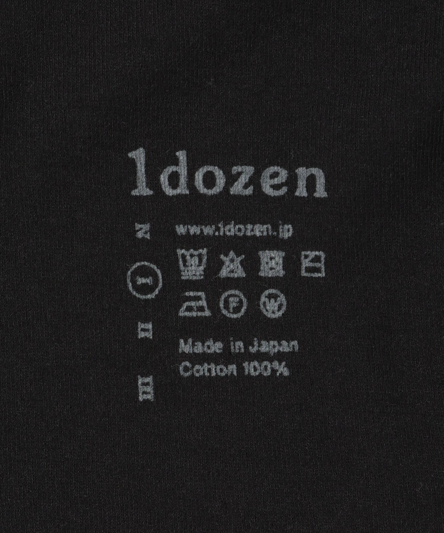 1dozen　ハイネックロングスリーブ BLACK 1