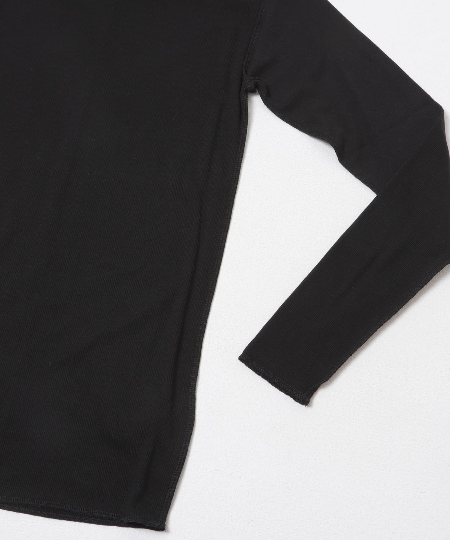 MEYAME　SOFT RIB TURTLENECK BLACK Free