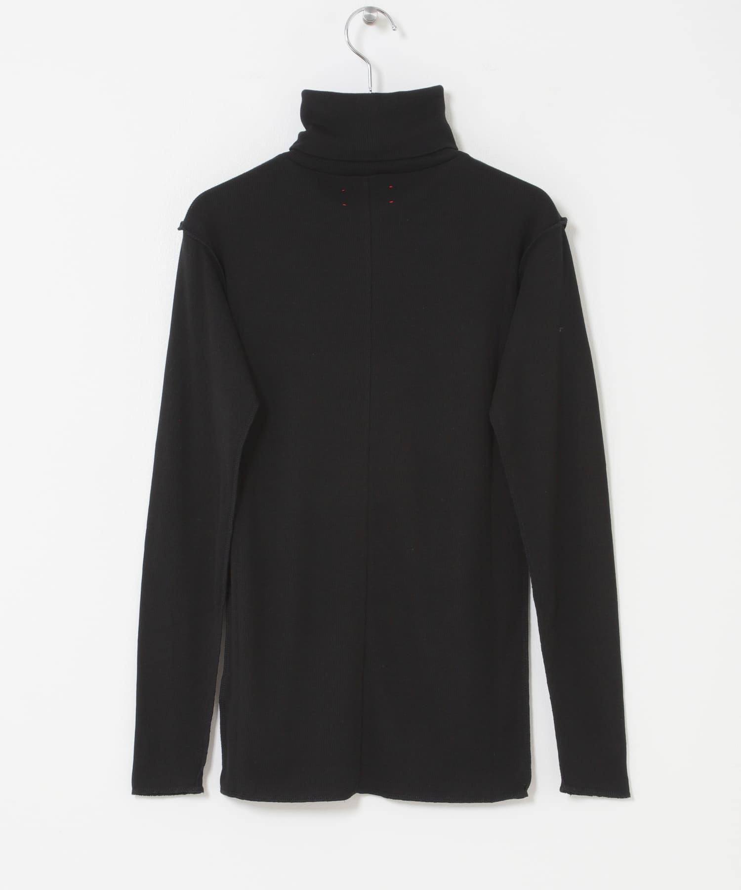 MEYAME　SOFT RIB TURTLENECK BLACK Free