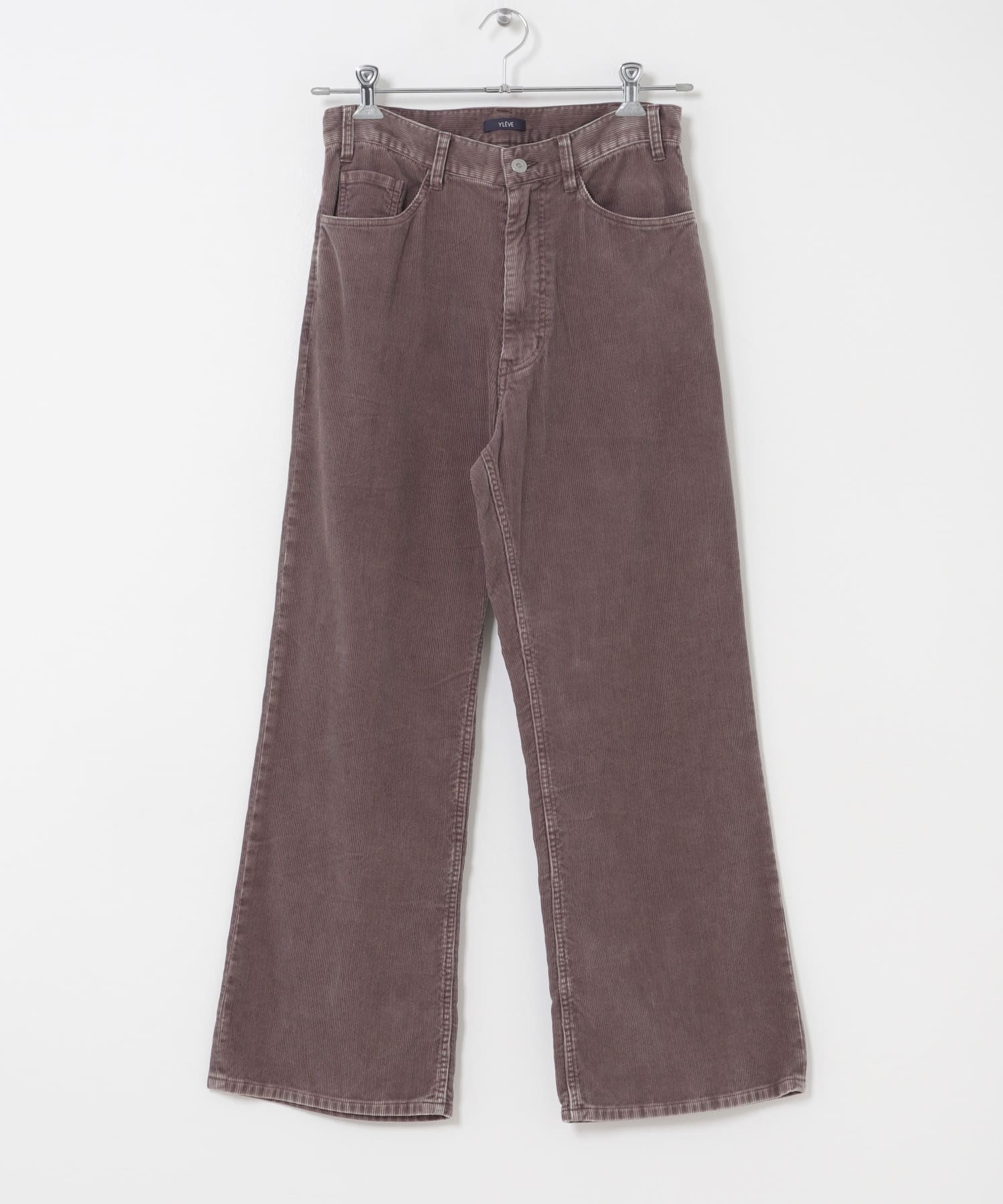 YLEVE　SULFUR-DYED CORDUROY PANTS