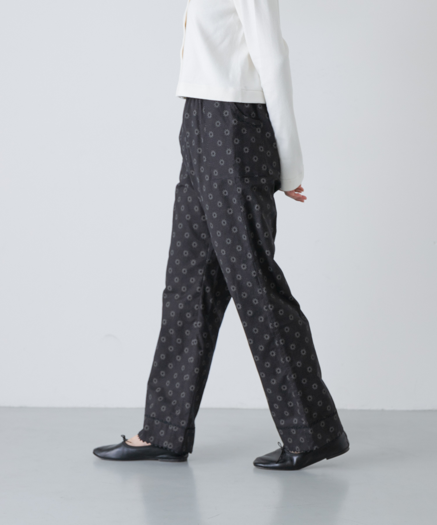 NOHRA　ORIGINAL PRINT EASY PANTS