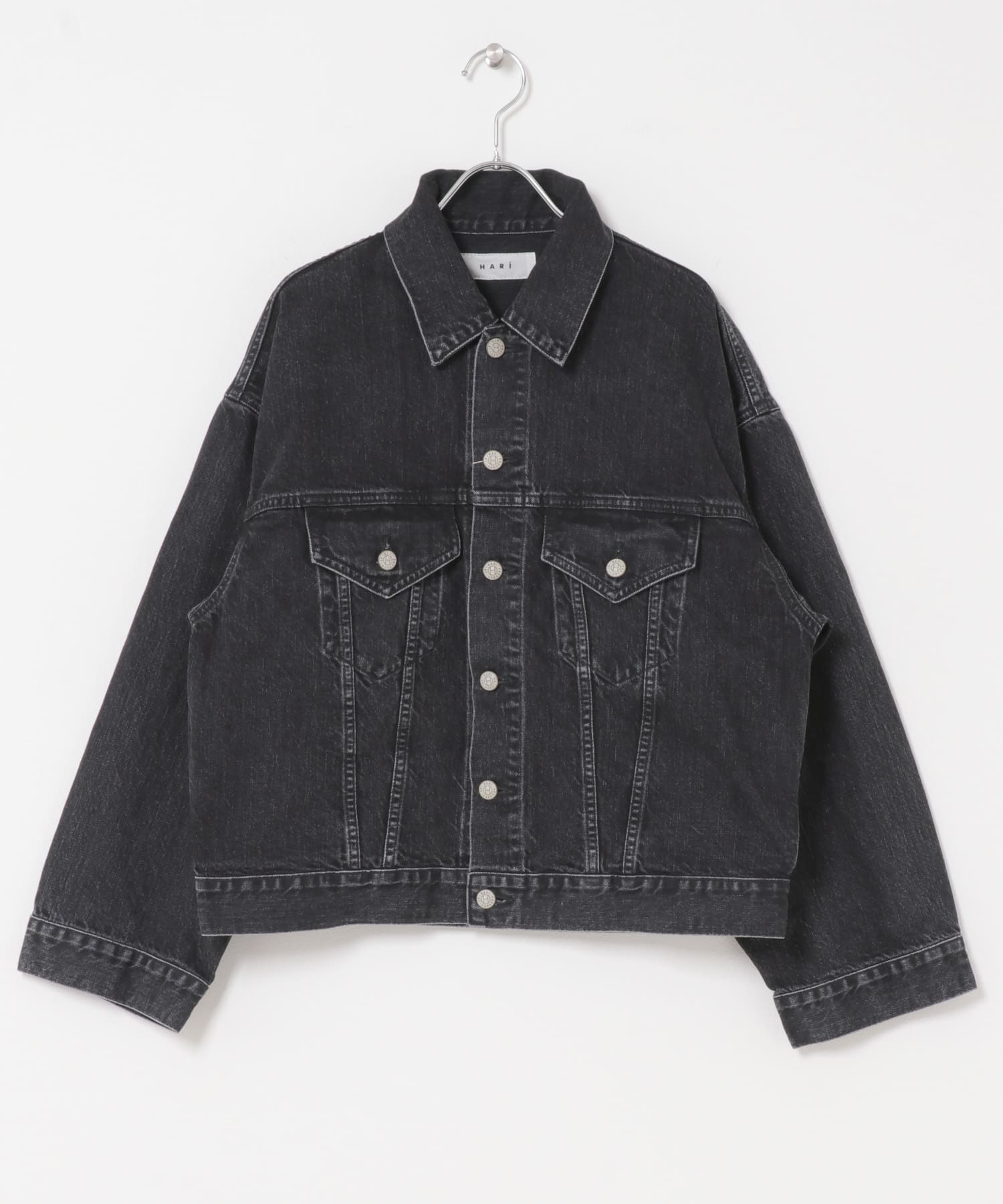 最終価格!!ダークデニム ボタン付きジャケット 38 STUMBLY Fur Trim Combination Denim Jk(38 indigoblue): アウター