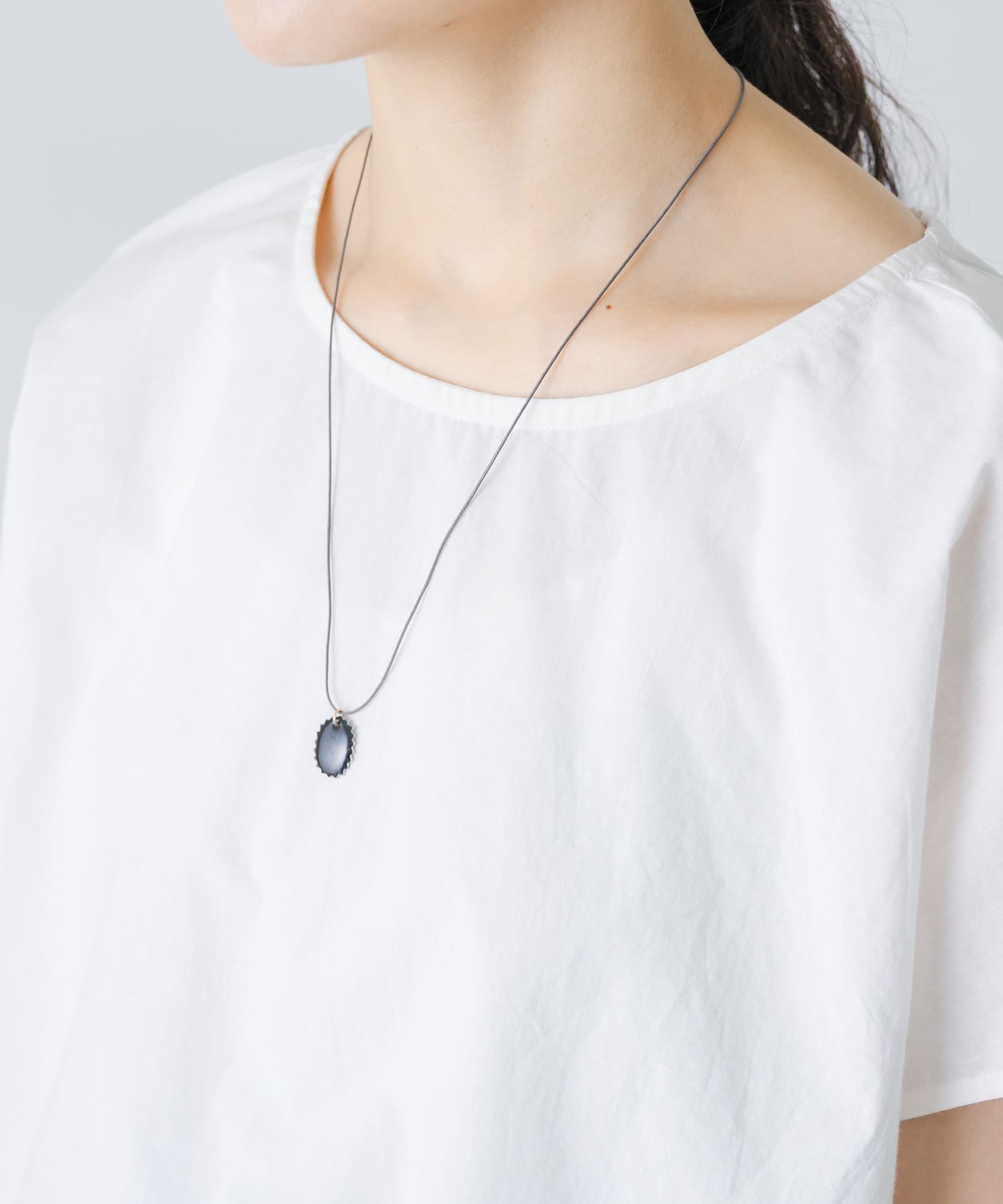 SIRI SIRI　SHIPPO NECKLACE BLACK -