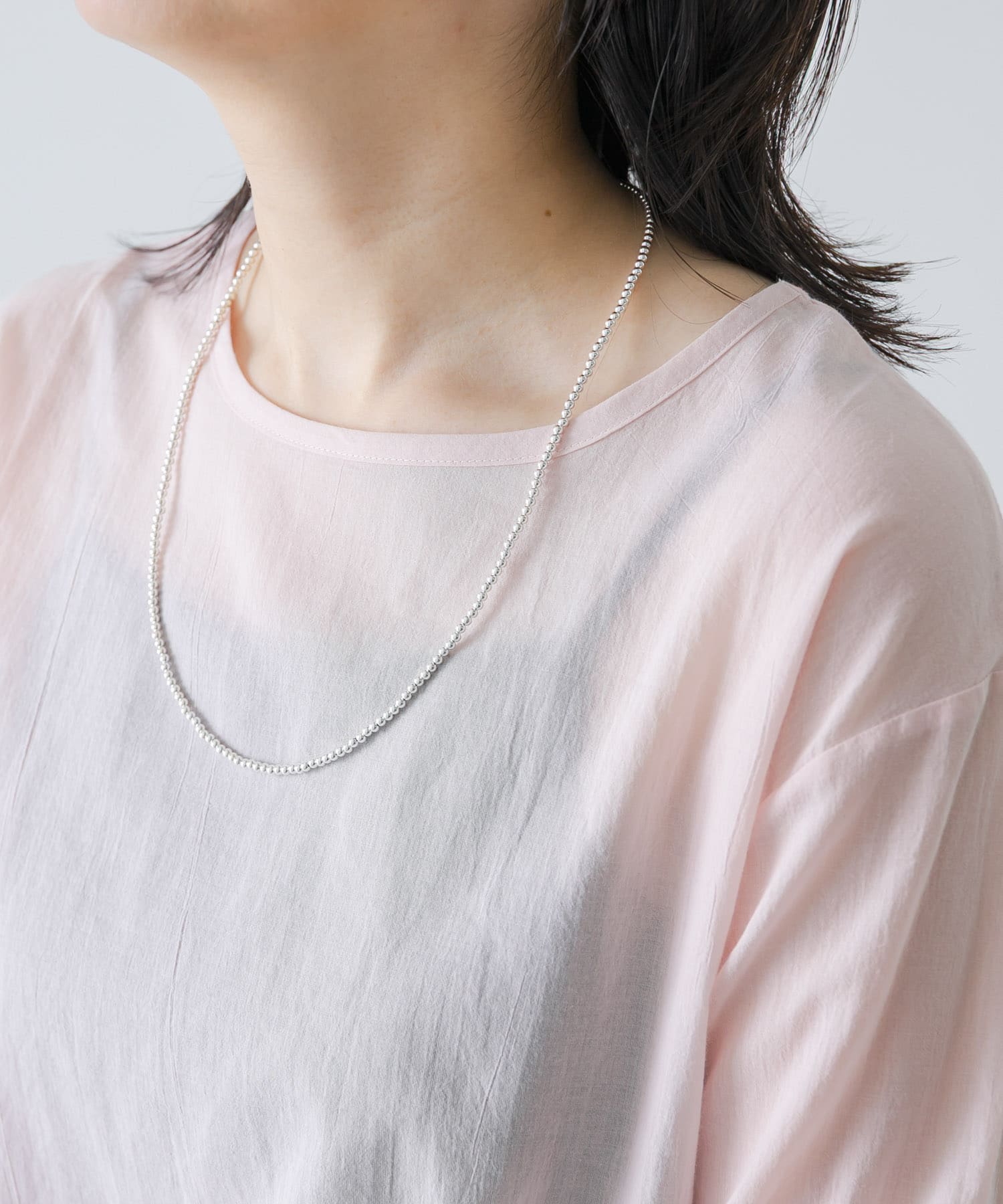 ERICKA NICOLAS BEGAY　PLAIN DESIGN NECKLACE 60