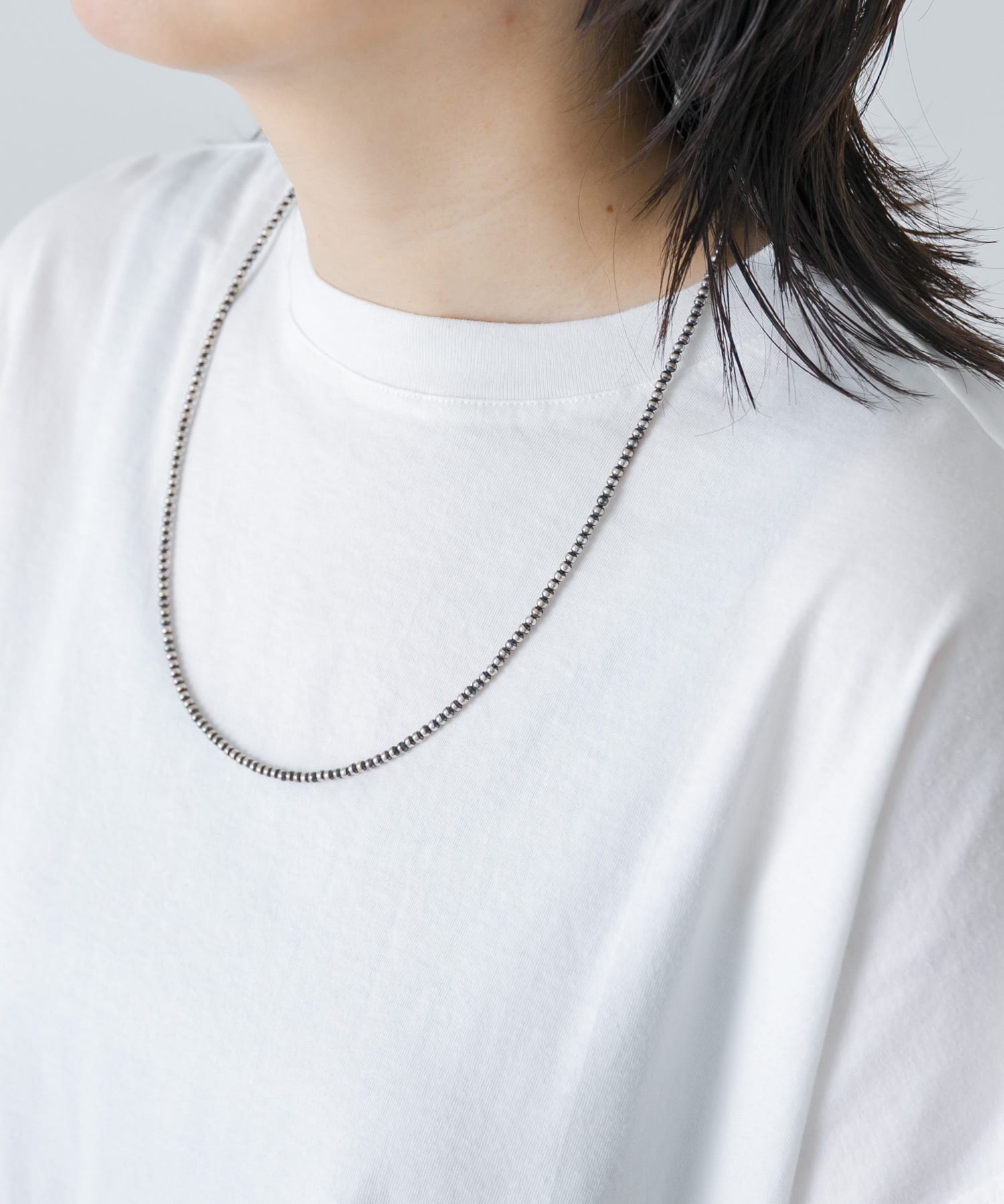 ERICKA NICOLAS BEGAY　PLAIN DESIGN NECKLACE 60