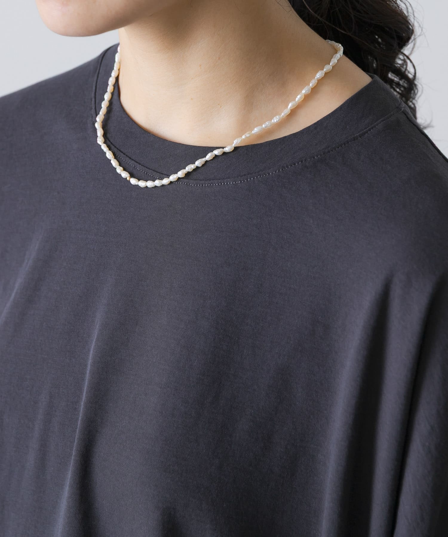 Toile　RICE PEARL NECKLACE