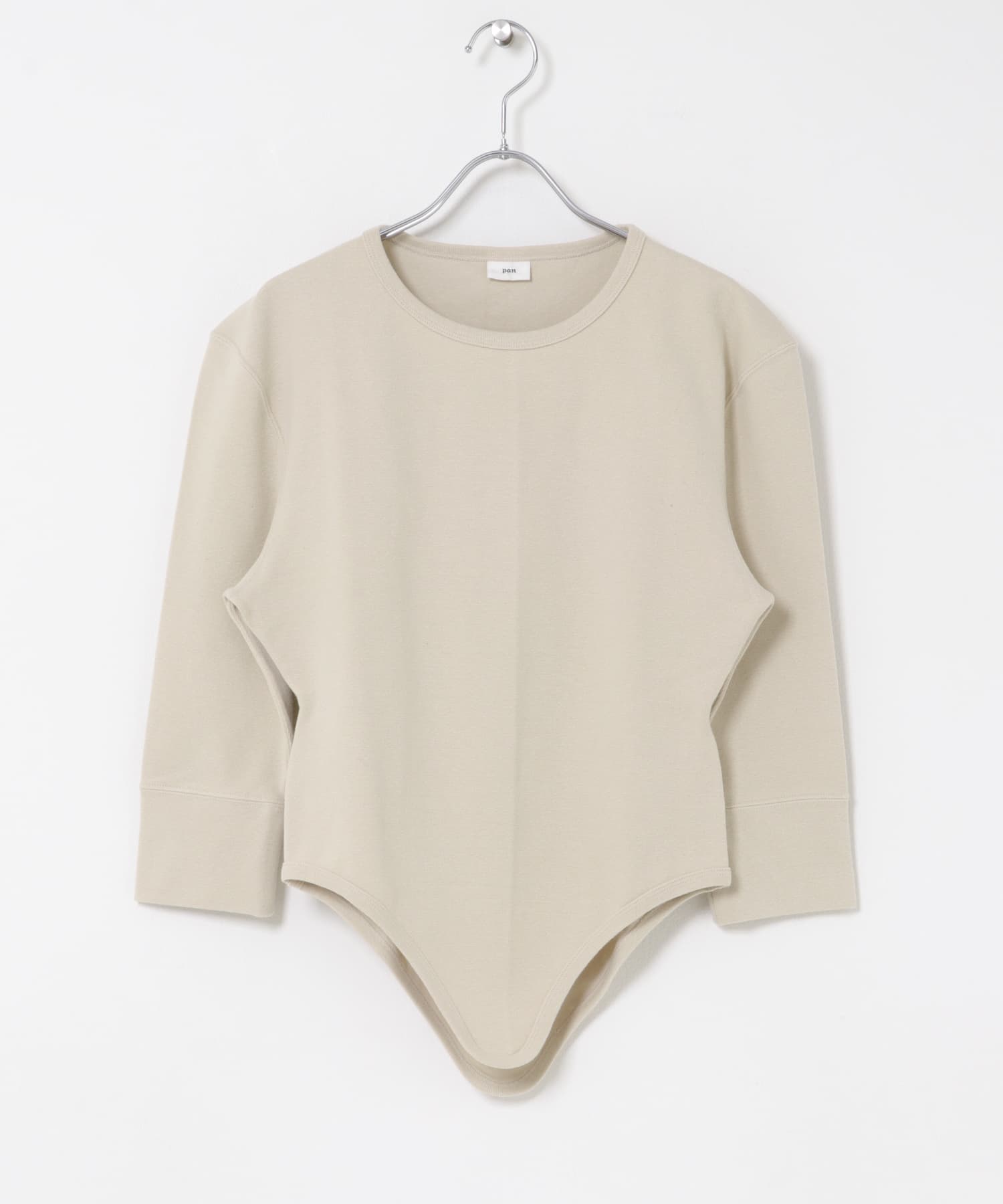 pan　BEAR JERSEY TAIL TOPS LIGHT GRAY M