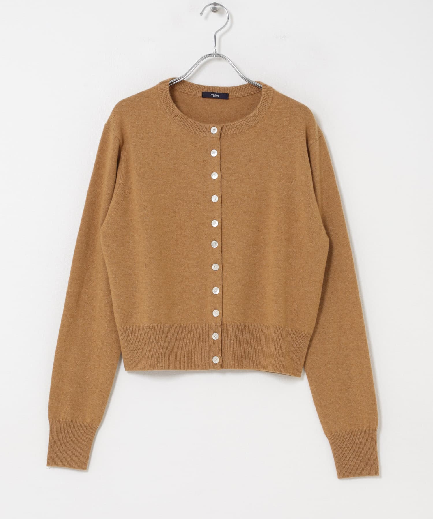 YLEVE　CASHMERE KNIT CARDIGAN