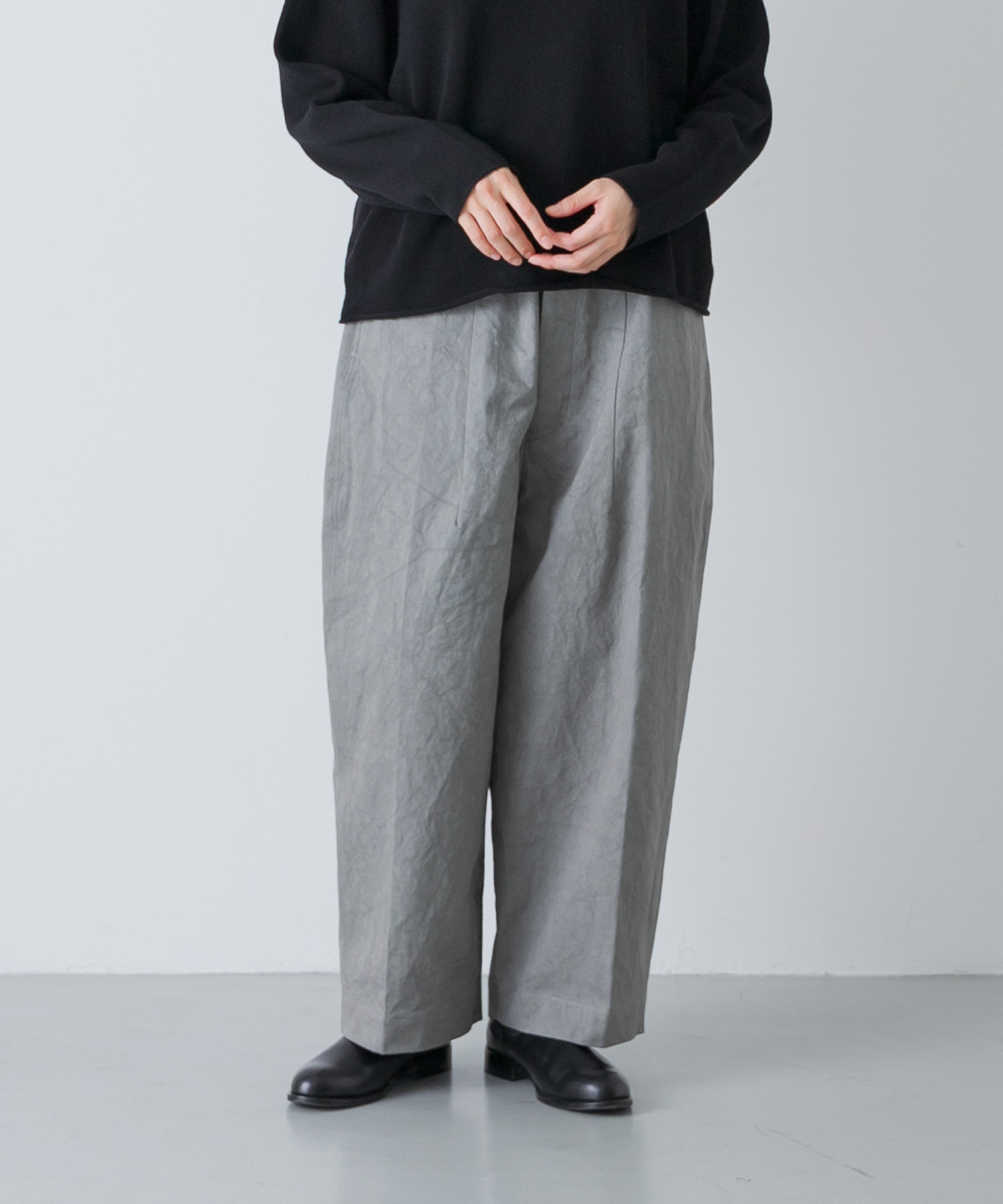 HAVERSACK　高密度ツイルワイドワークパンツ