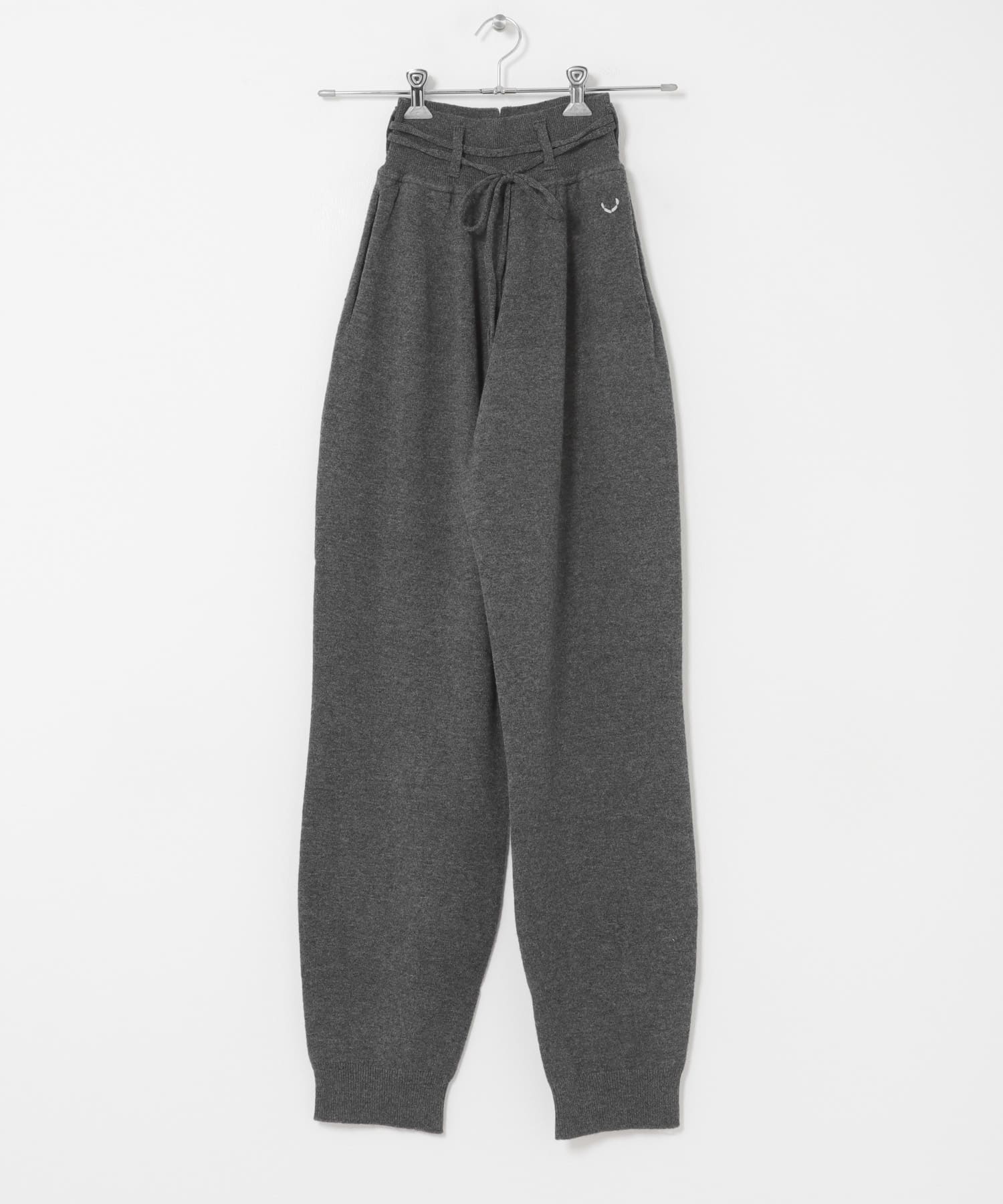 unfil　WOOL HIGHGAUGE KNIT PANTS
