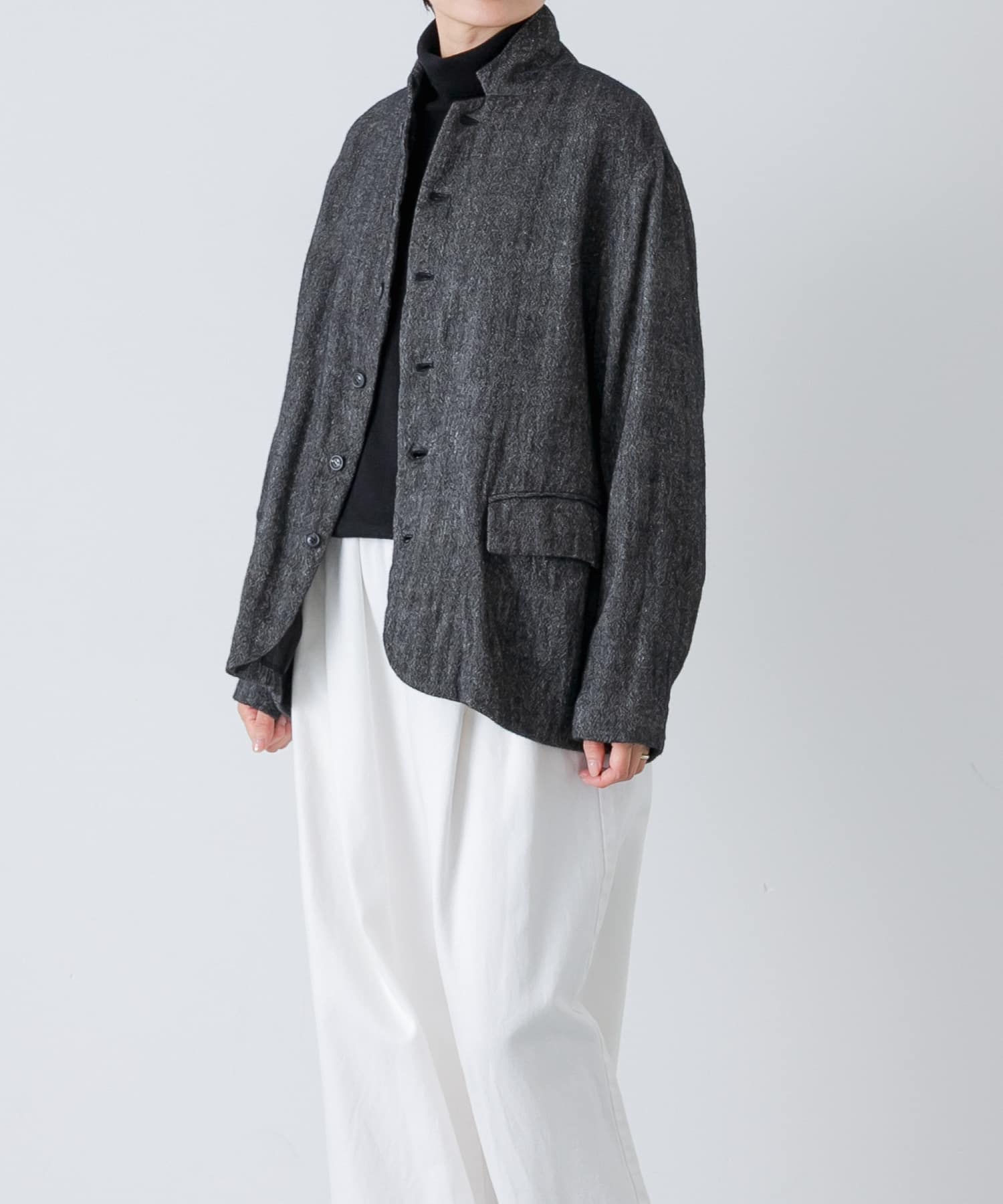 suzuki takayuki　WOOL GAUZE JACKET