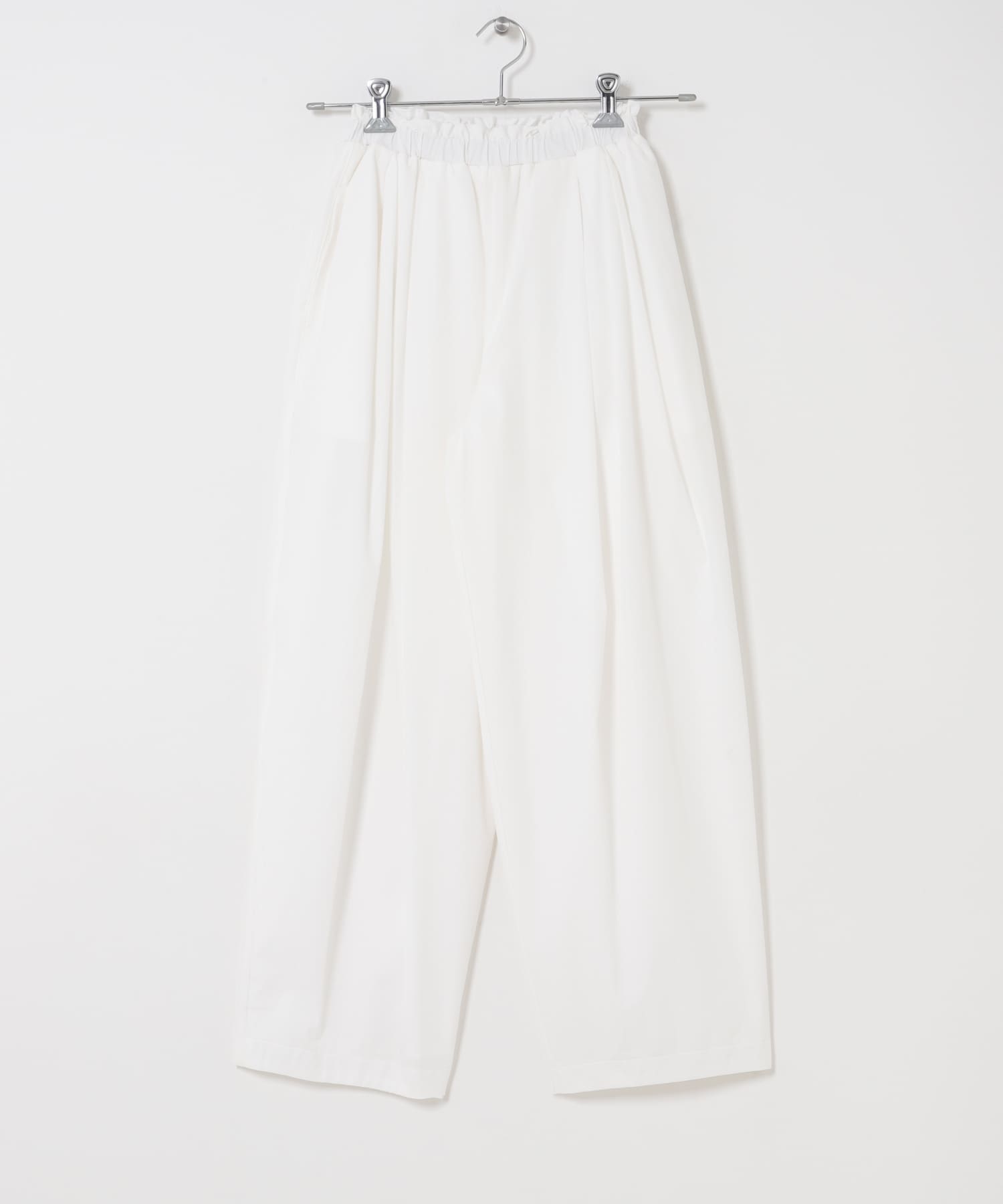 ELENDEEK　EASY TUCK COCOON PANTS O.WHT 1
