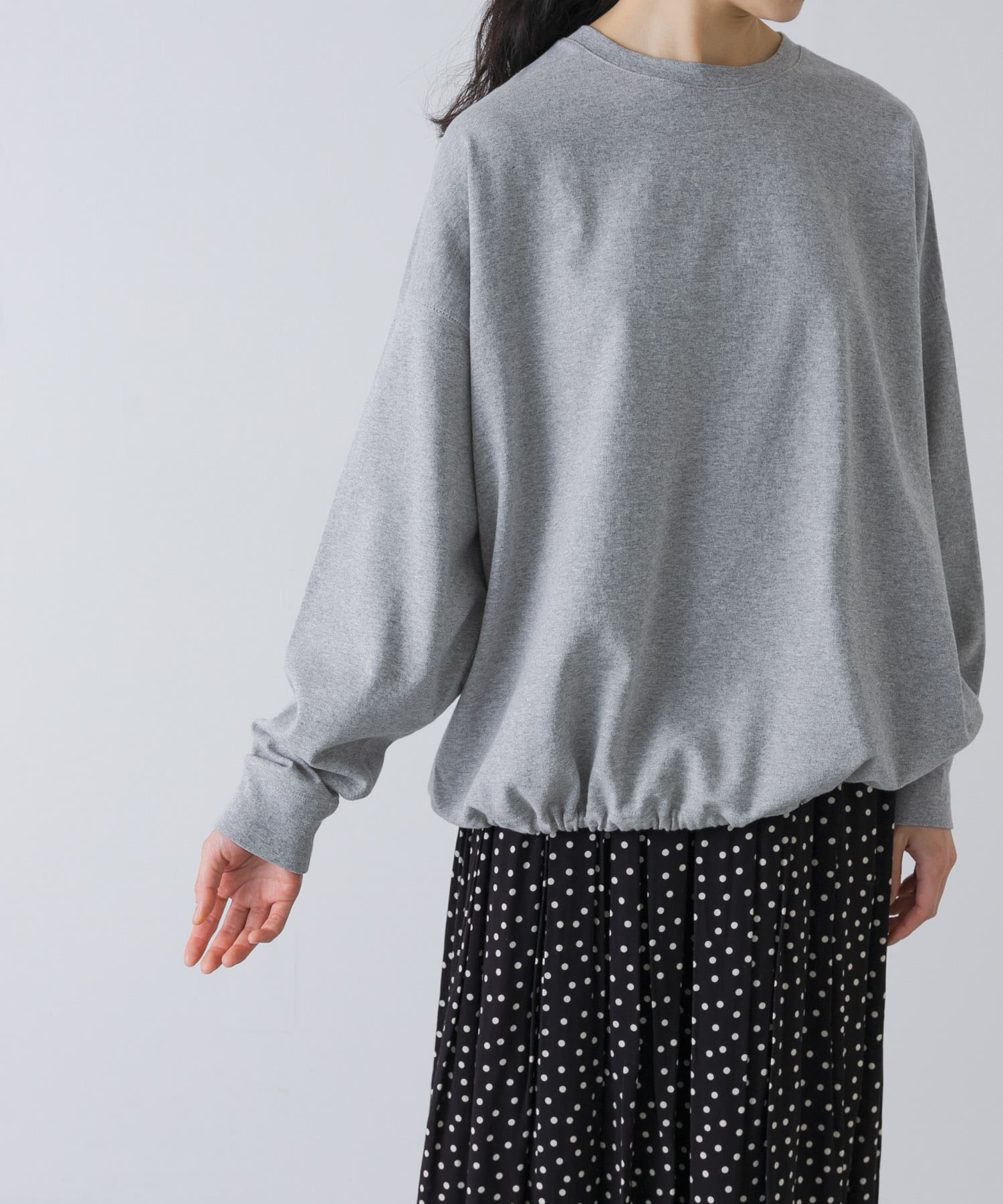 コットンドロストヘムカットソー(Free BLACK): トップス｜URBAN