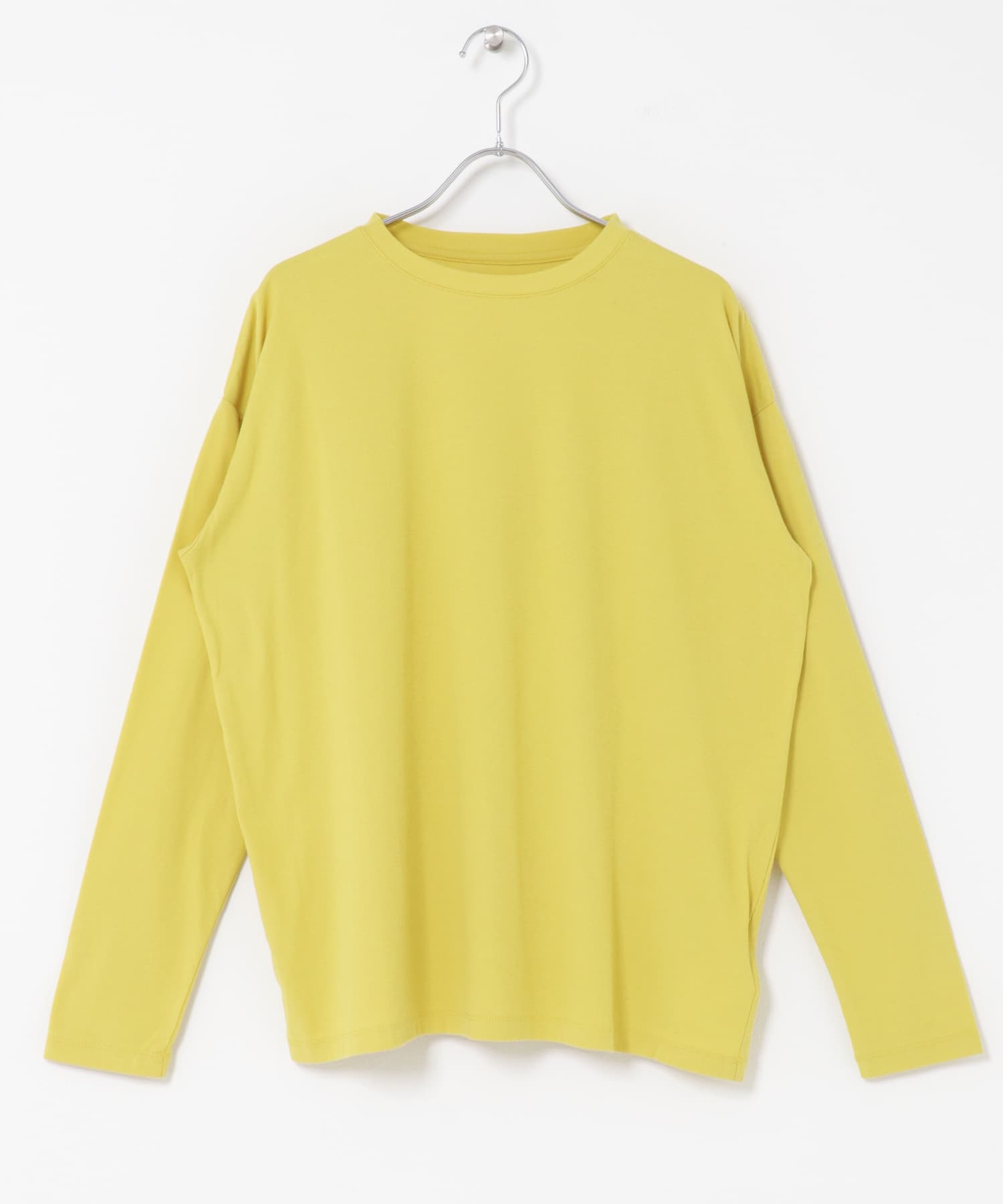 ドライコットンルーズカットソー YELLOW Free