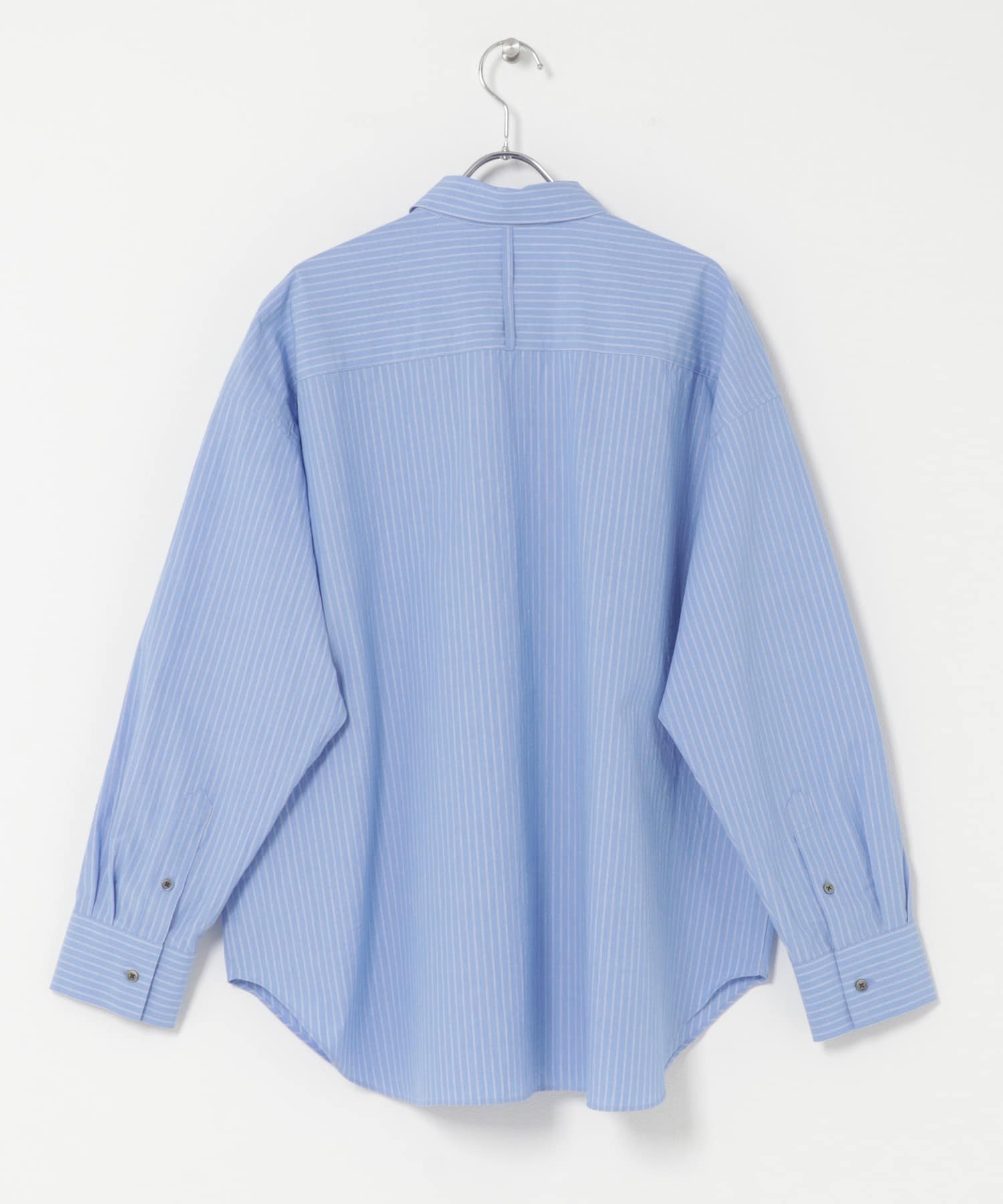 ハイツイストコットンレギュラーシャツ BLUE Free