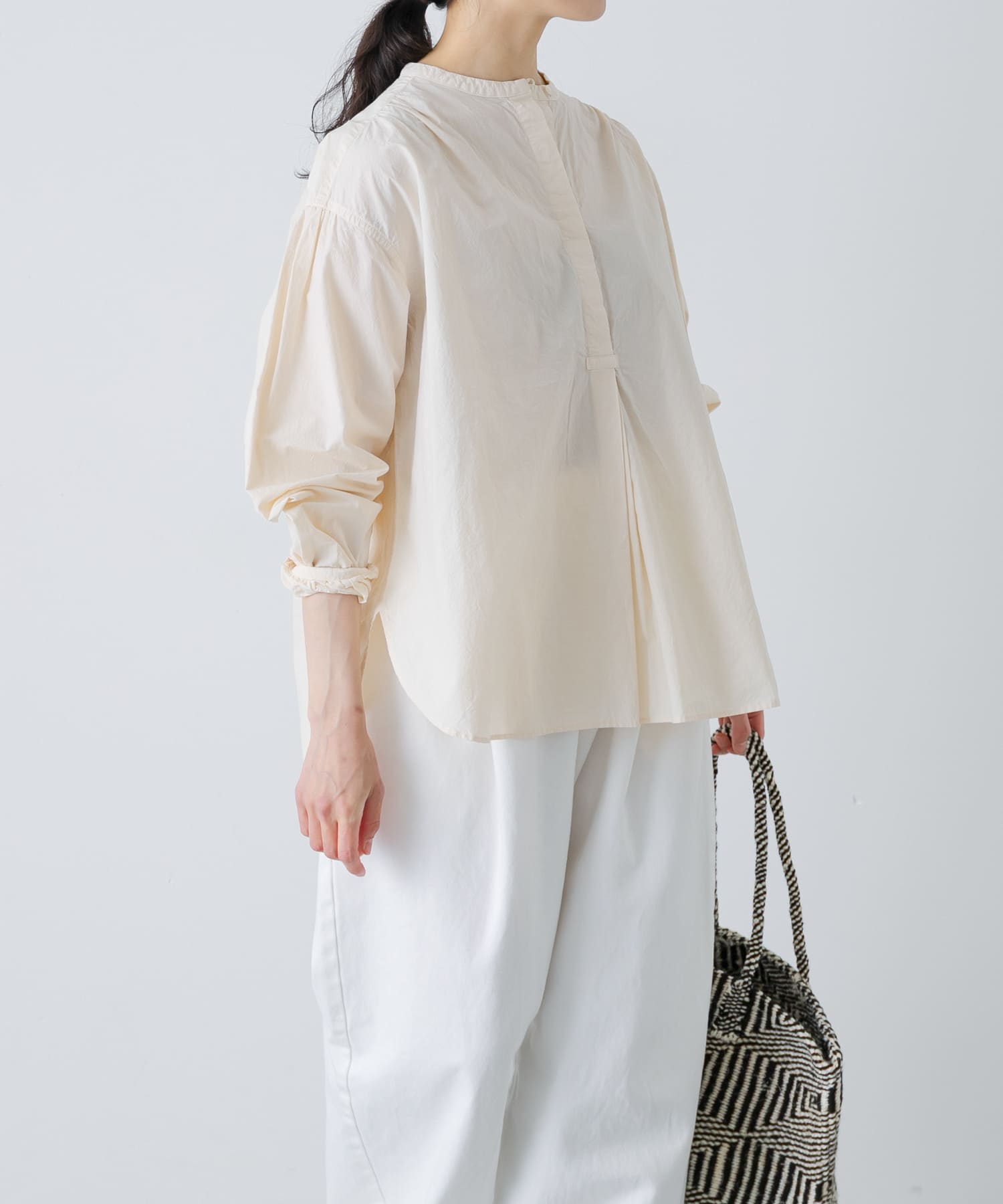 オーバーダイプルオーバーシャツ