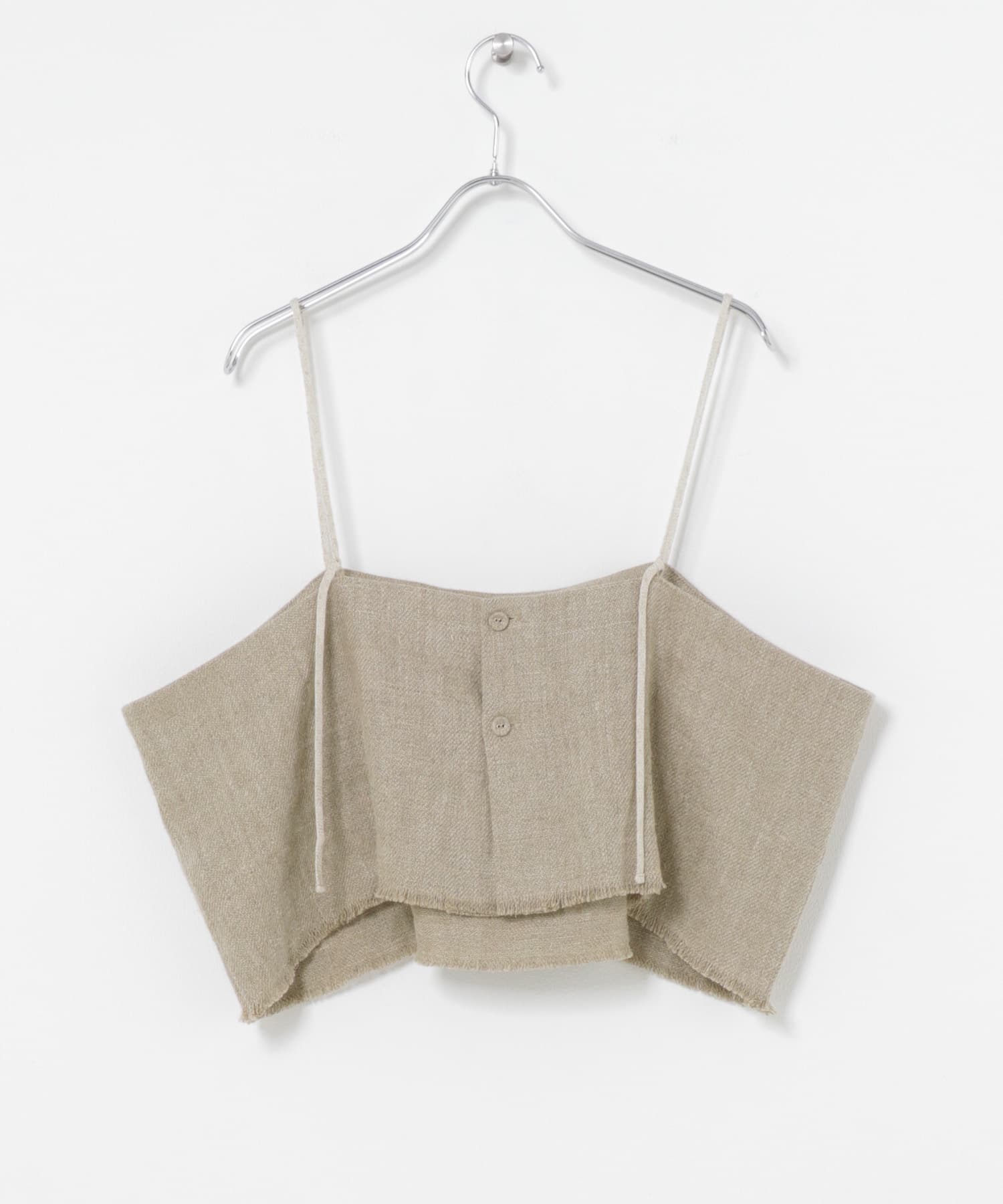 セミウェットリネンキャミソール NATURAL Free