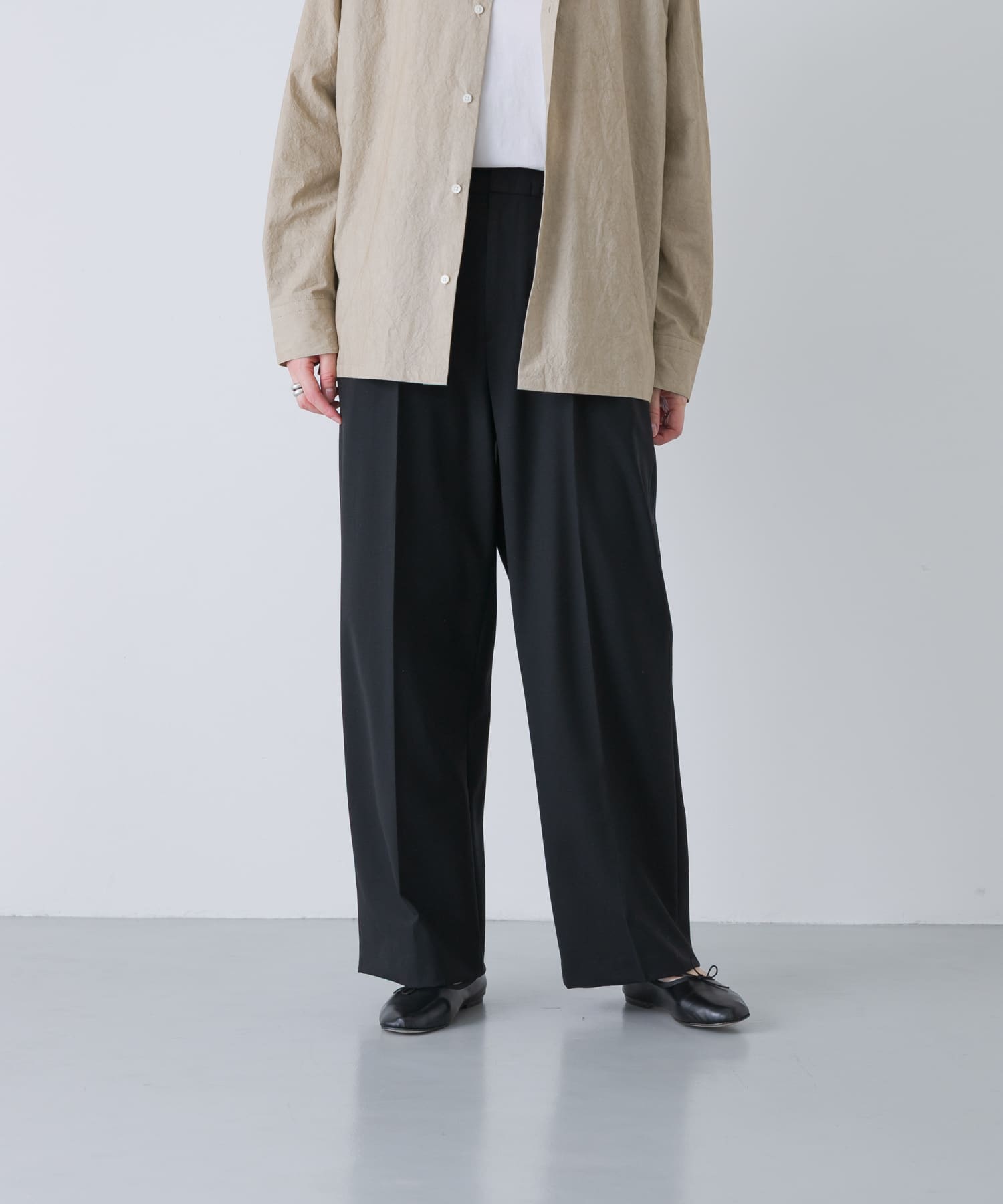 『2サイズ展開』ストレッチトラウザー