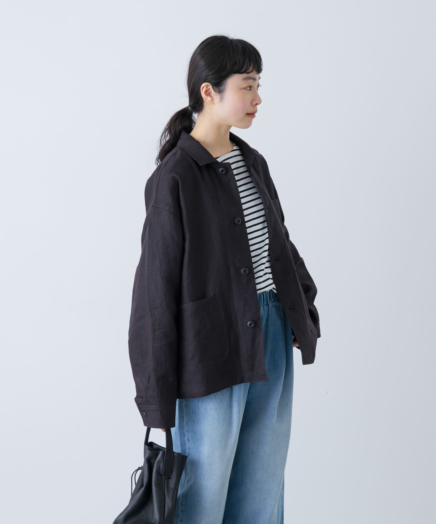 『ユニセックス』リネンカバーオール