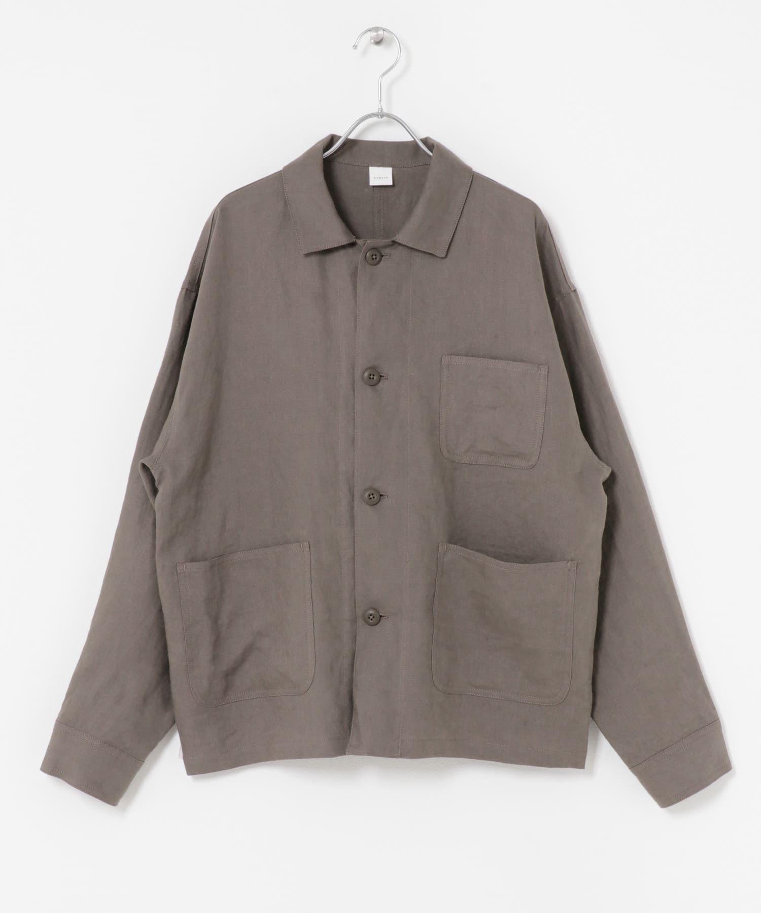 『ユニセックス』リネンカバーオール GREGE 1