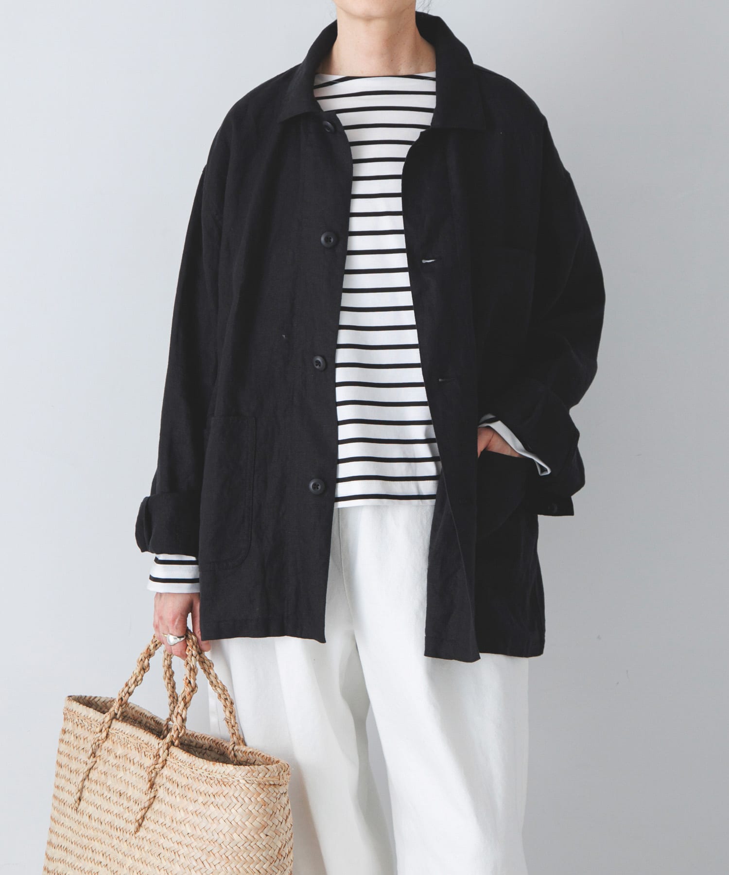 『ユニセックス』リネンカバーオール