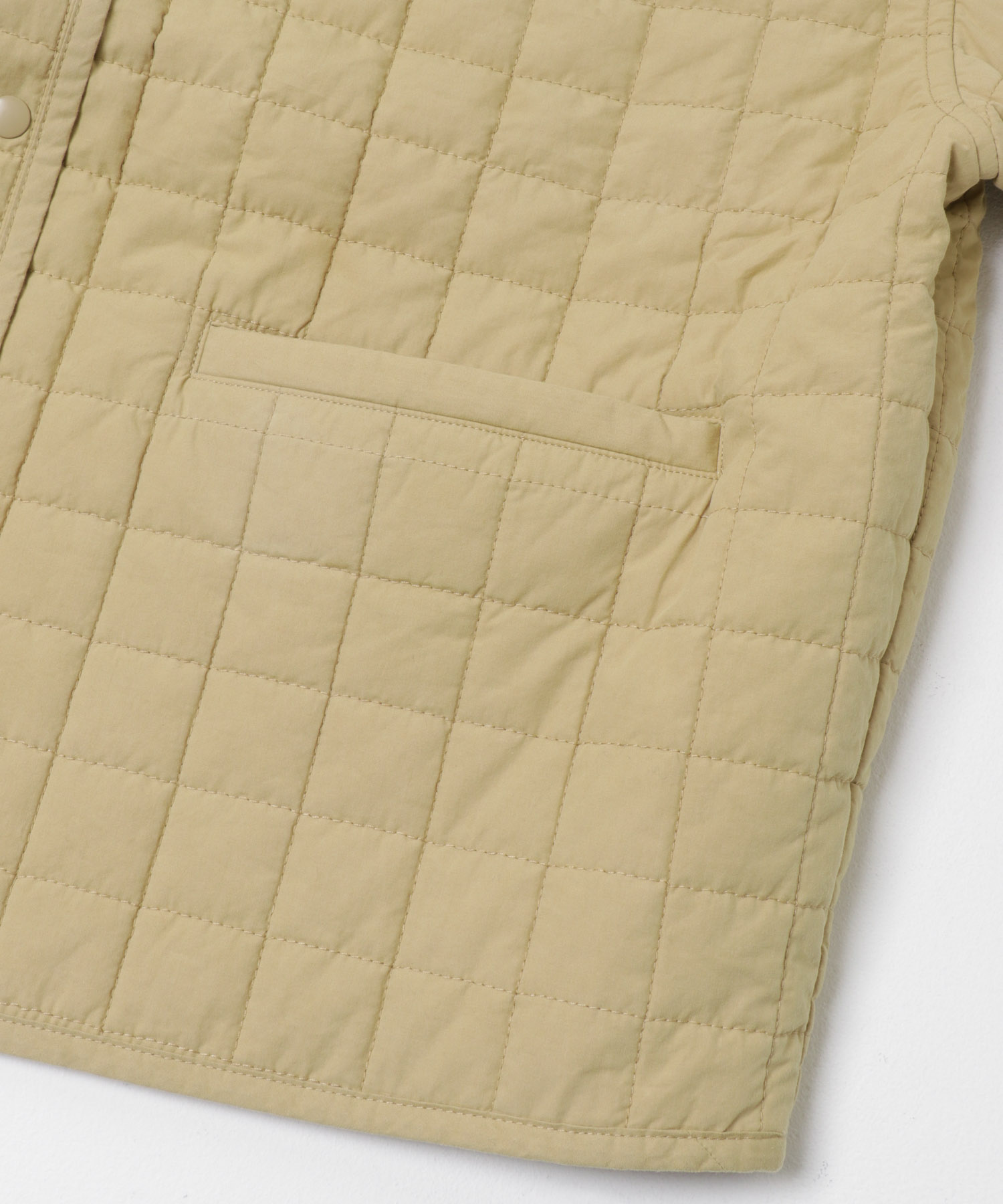 コットンキルトジャケット BEIGE Free