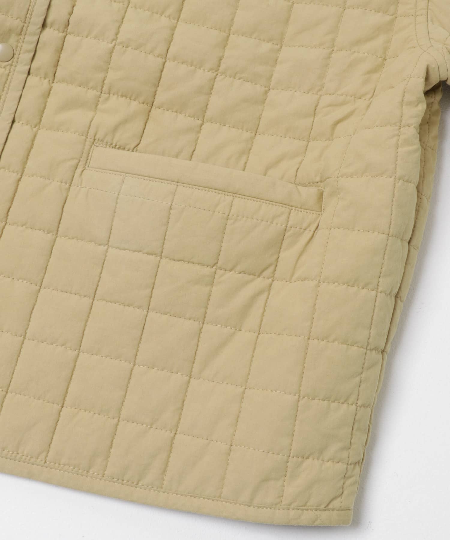 コットンキルトジャケット BEIGE Free