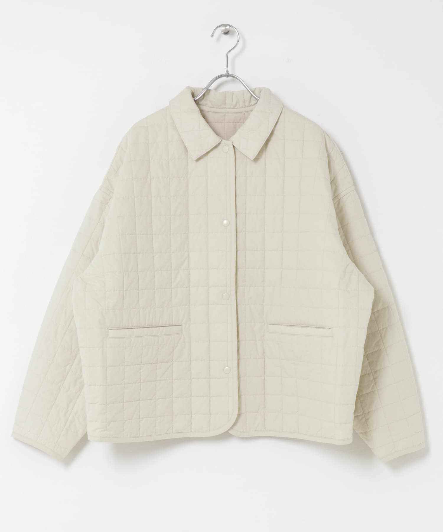 コットンキルトジャケット IVORY Free